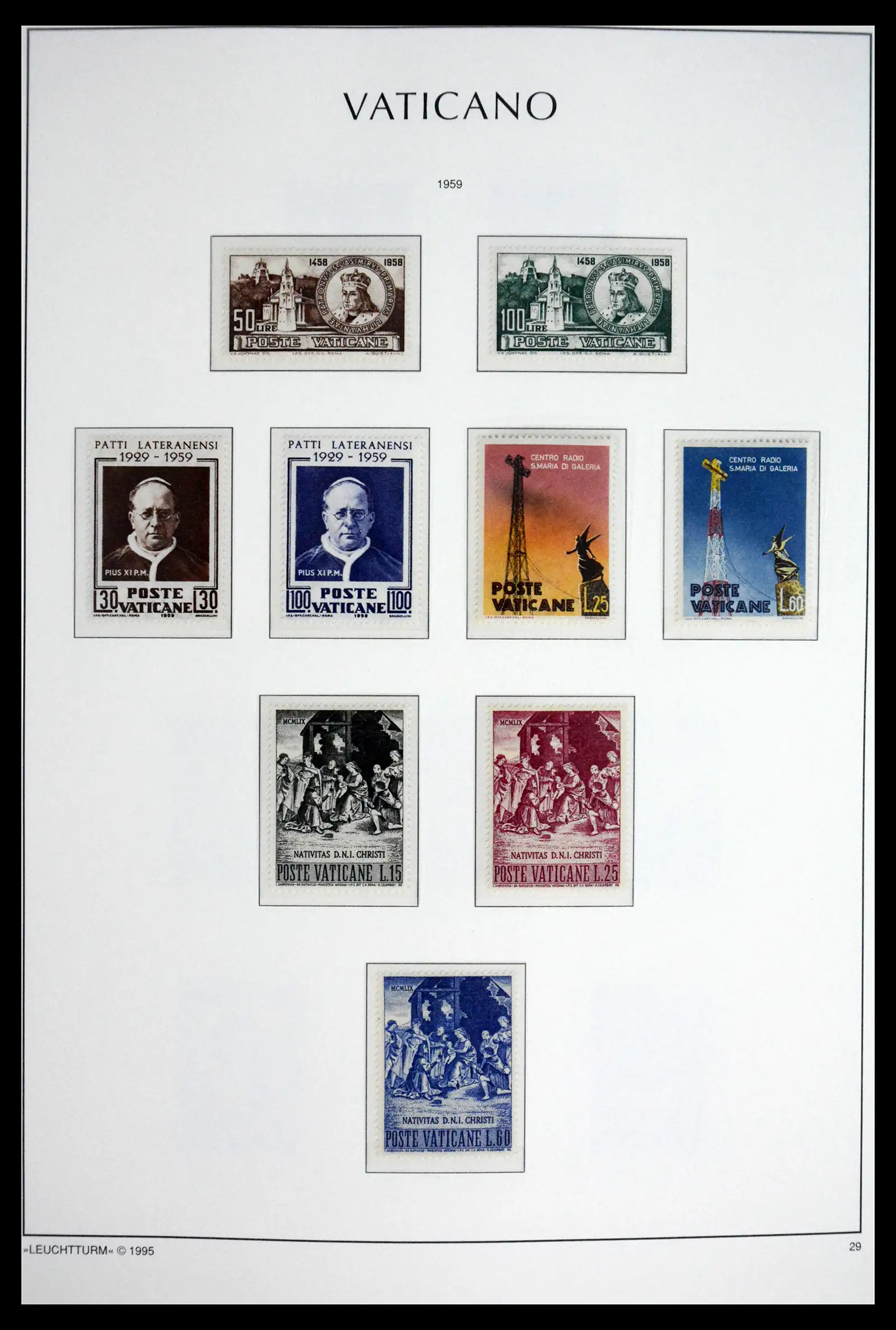 41861 0033 - Stamp collection 41861 Vatican complete 1929-1978.