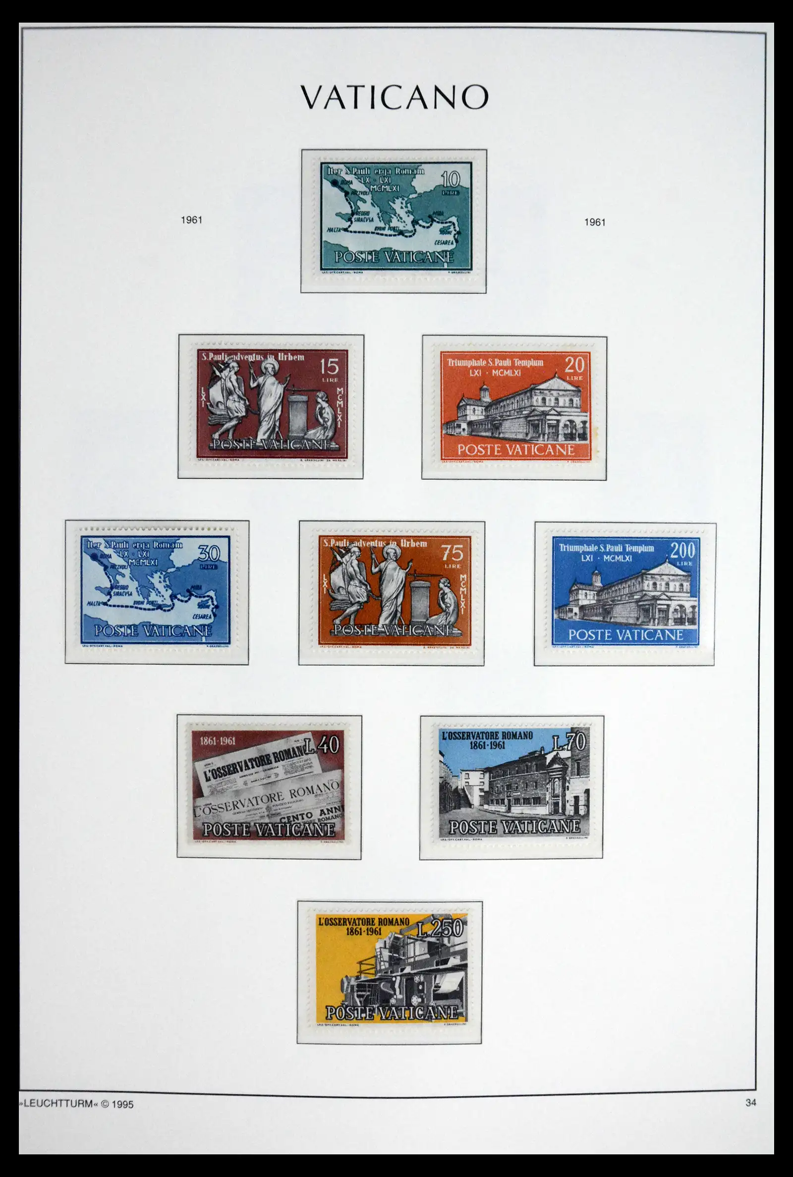41861 0038 - Stamp collection 41861 Vatican complete 1929-1978.