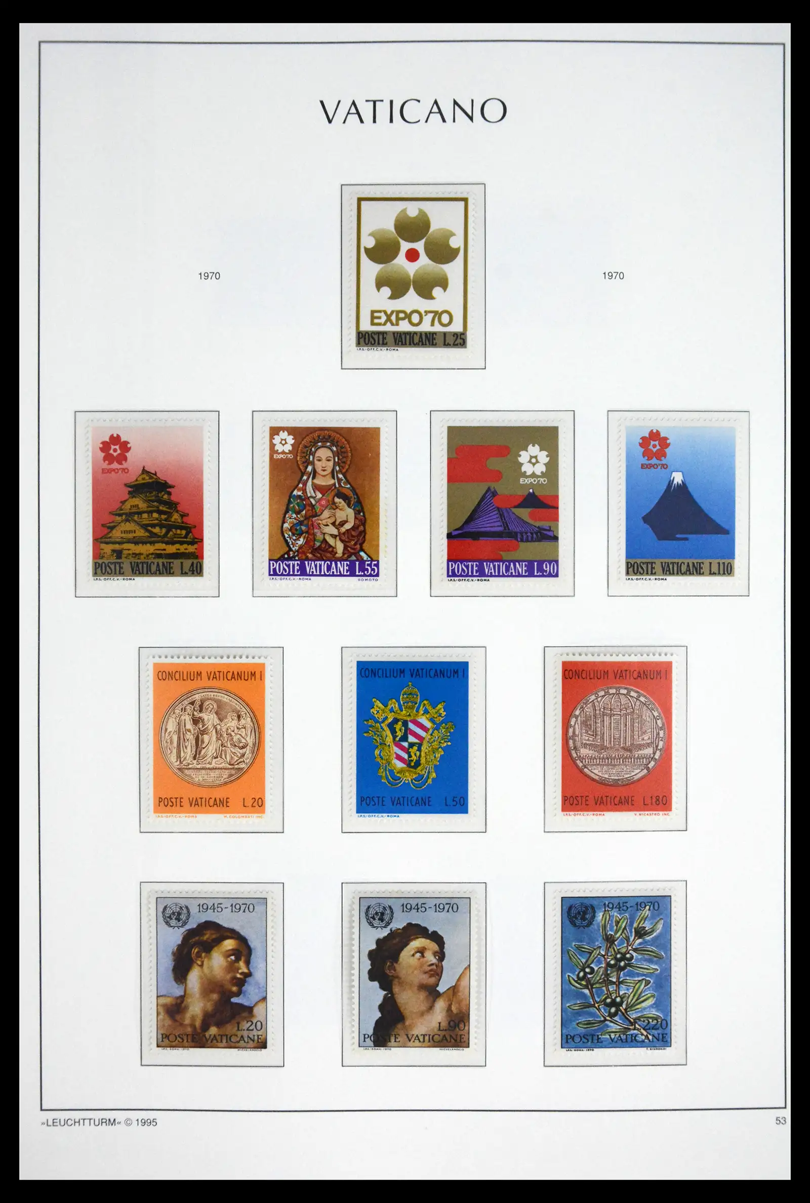 41861 0057 - Stamp collection 41861 Vatican complete 1929-1978.