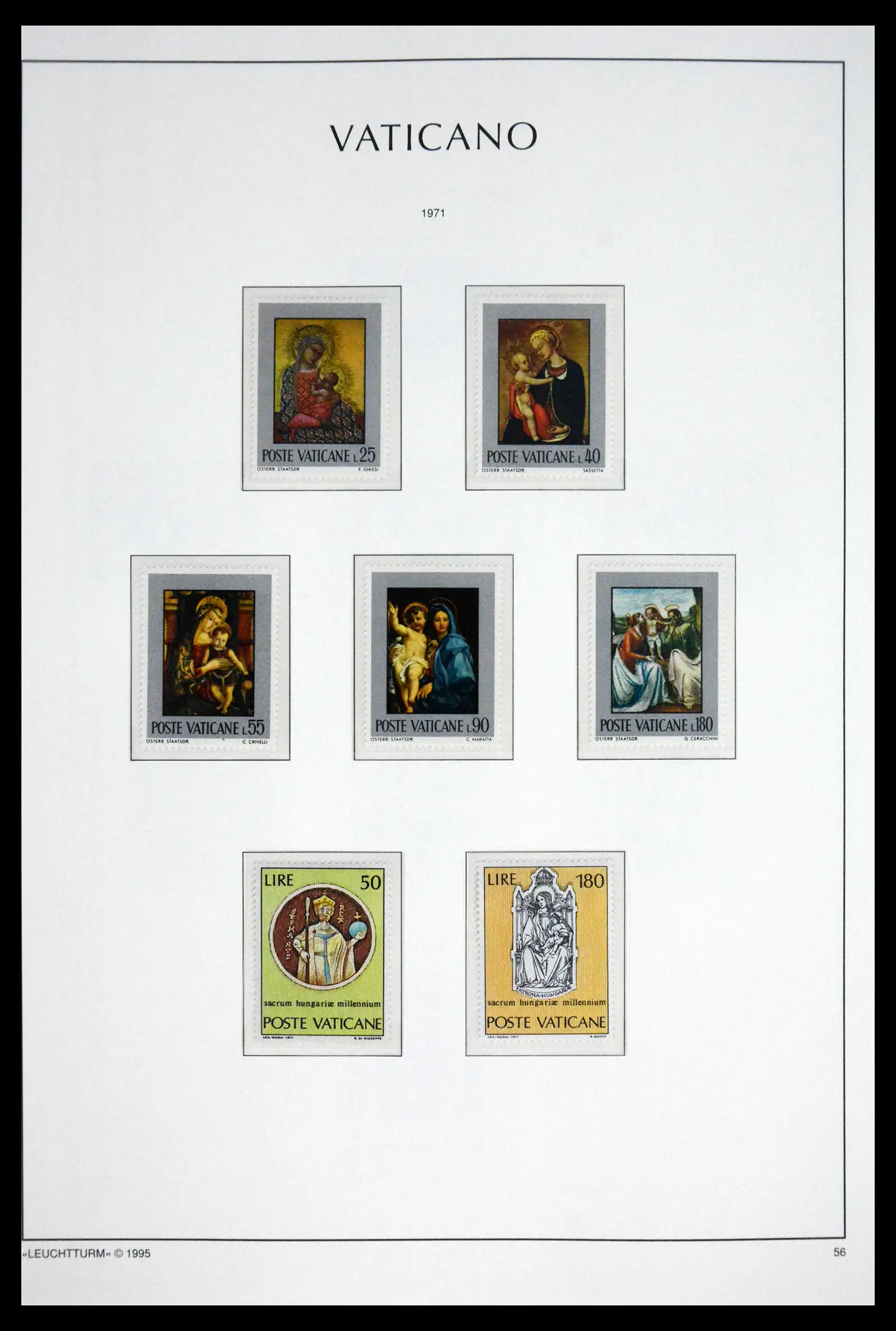 41861 0060 - Stamp collection 41861 Vatican complete 1929-1978.