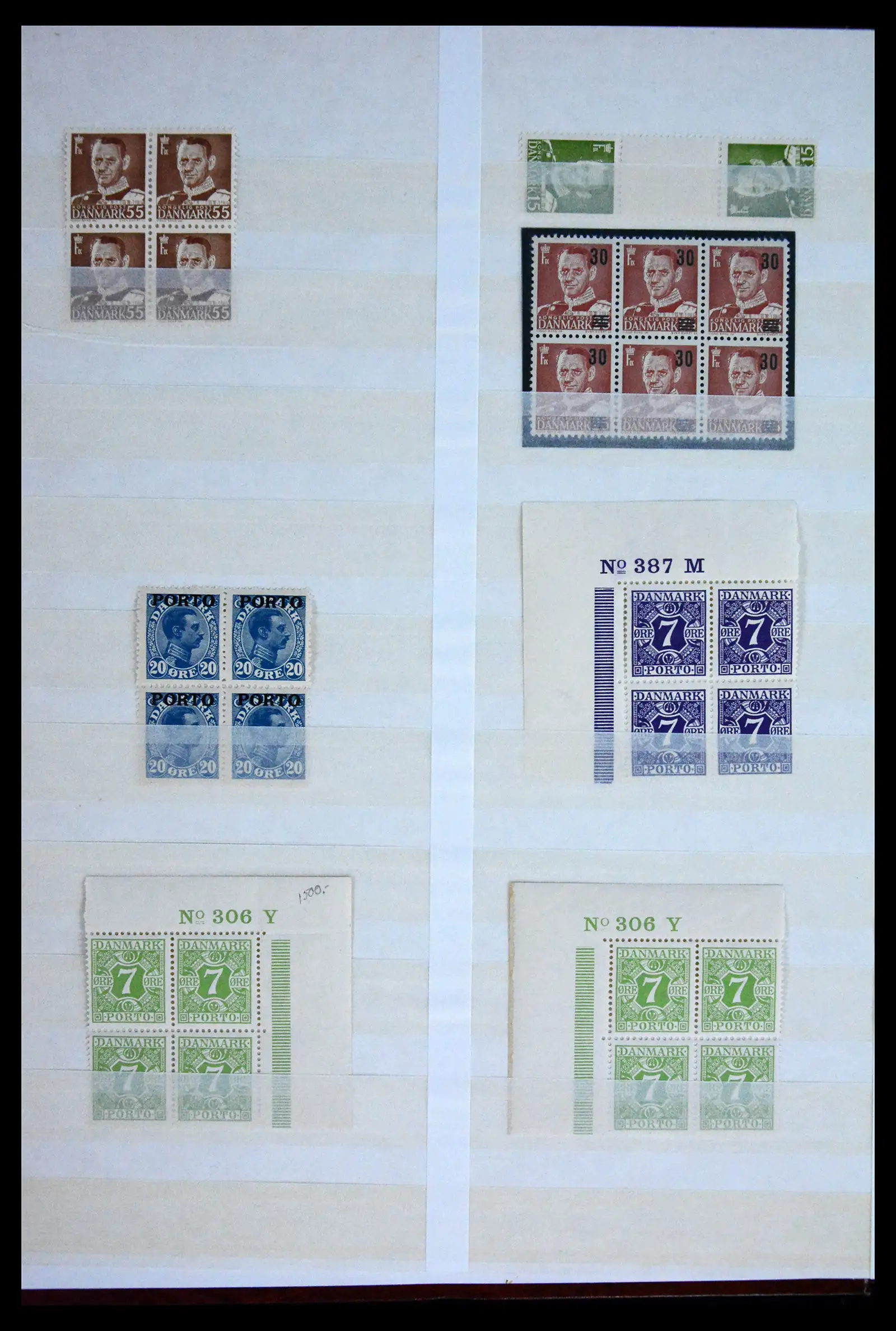 41862 0004 - Postzegelverzameling 41862 Denemarken betere uitgaven 1875-1935.