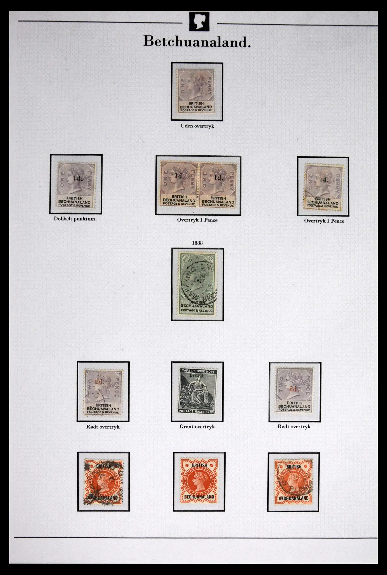 41863 0004 - Stamp collection 41863 South Africa and territories 1853-1935. 
