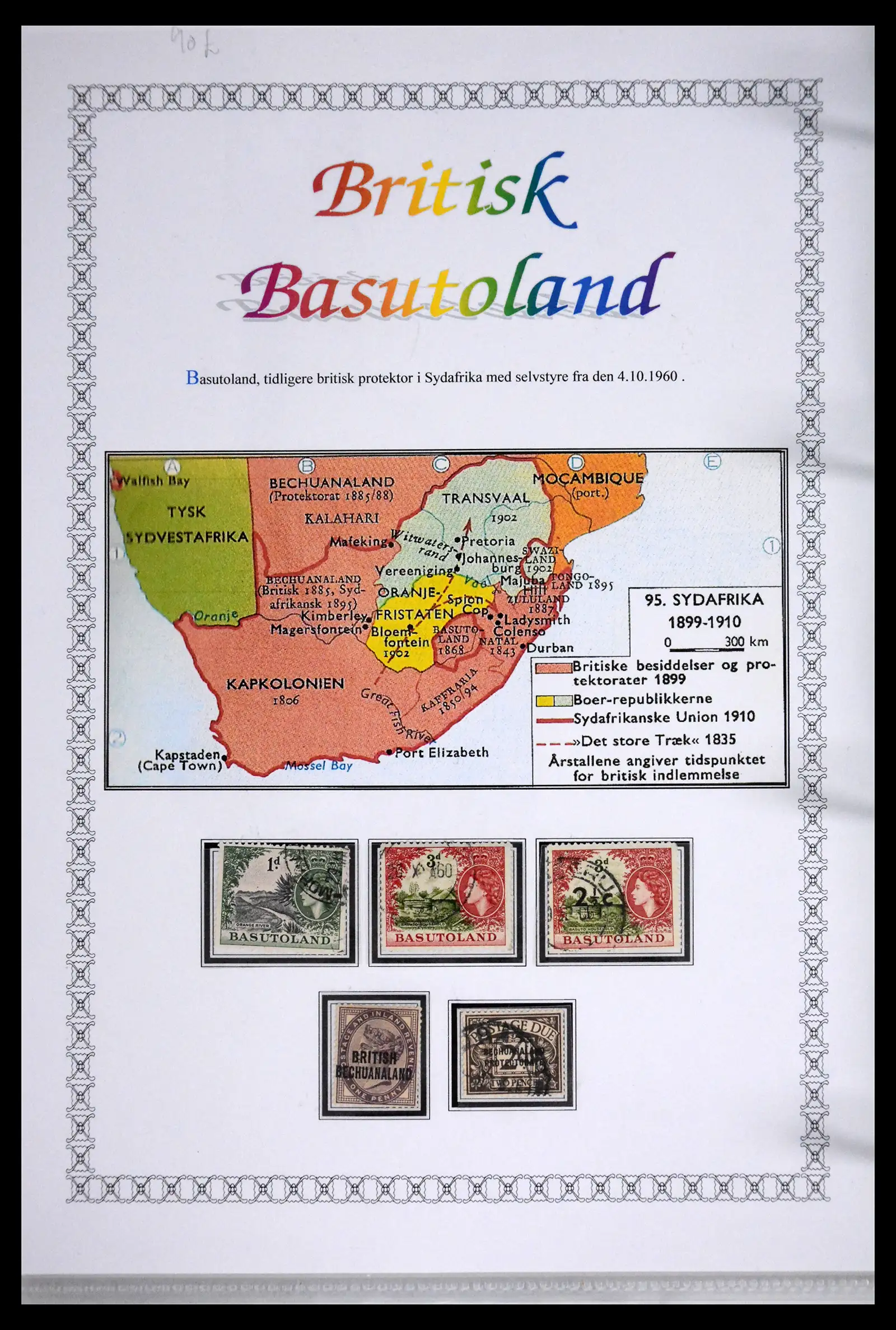 41863 0005 - Stamp collection 41863 South Africa and territories 1853-1935. 