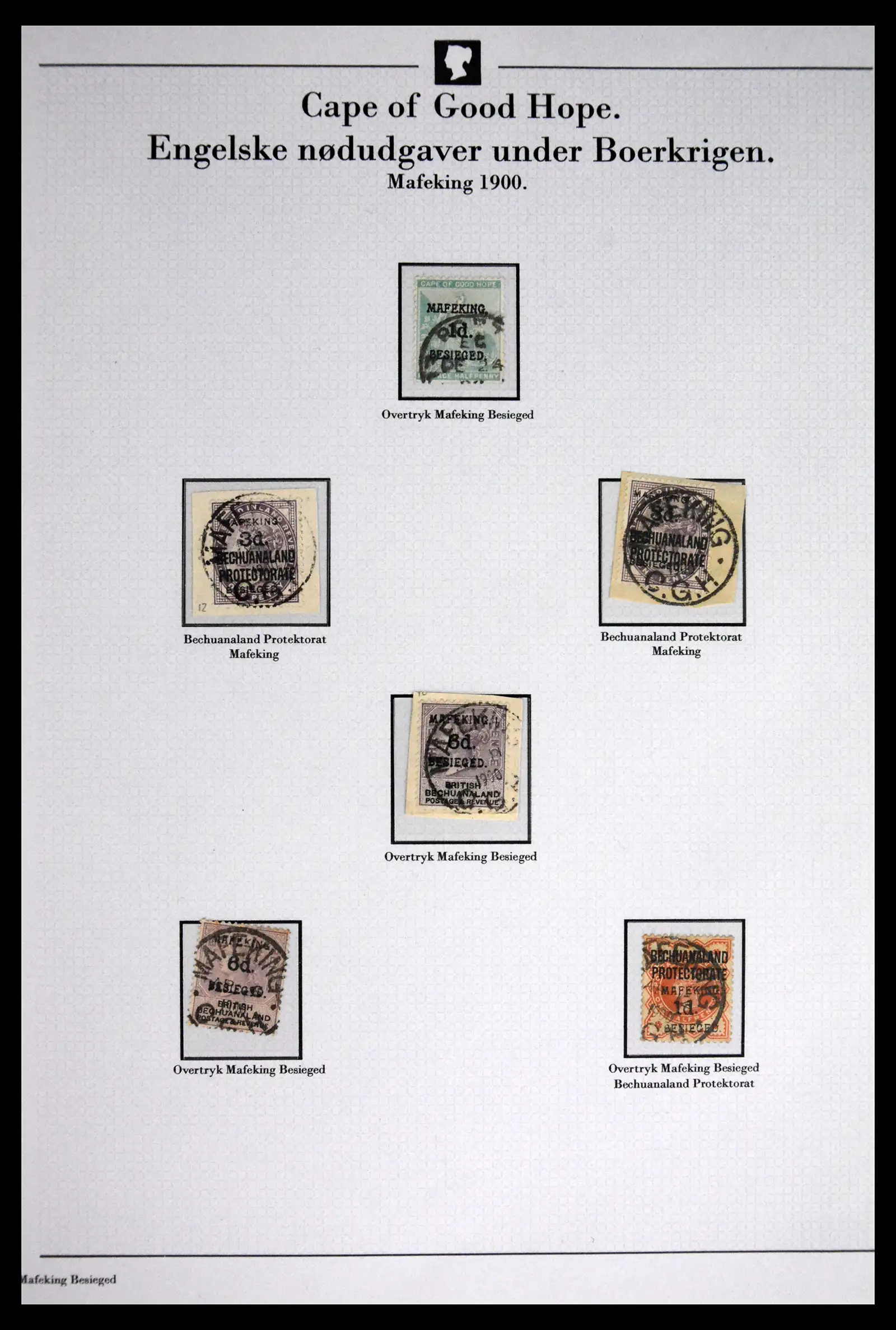 41863 0008 - Stamp collection 41863 South Africa and territories 1853-1935. 