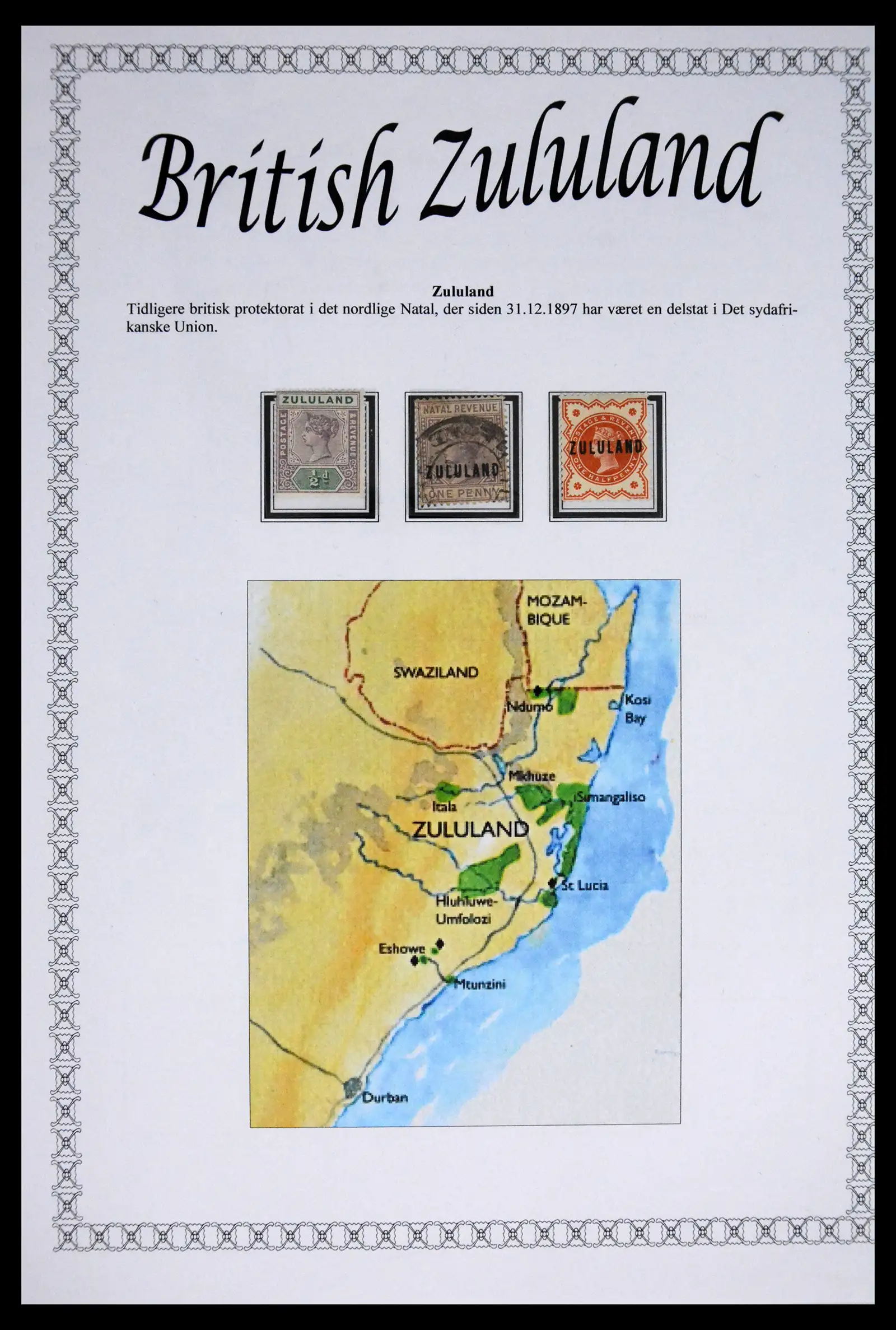 41863 0009 - Stamp collection 41863 South Africa and territories 1853-1935. 