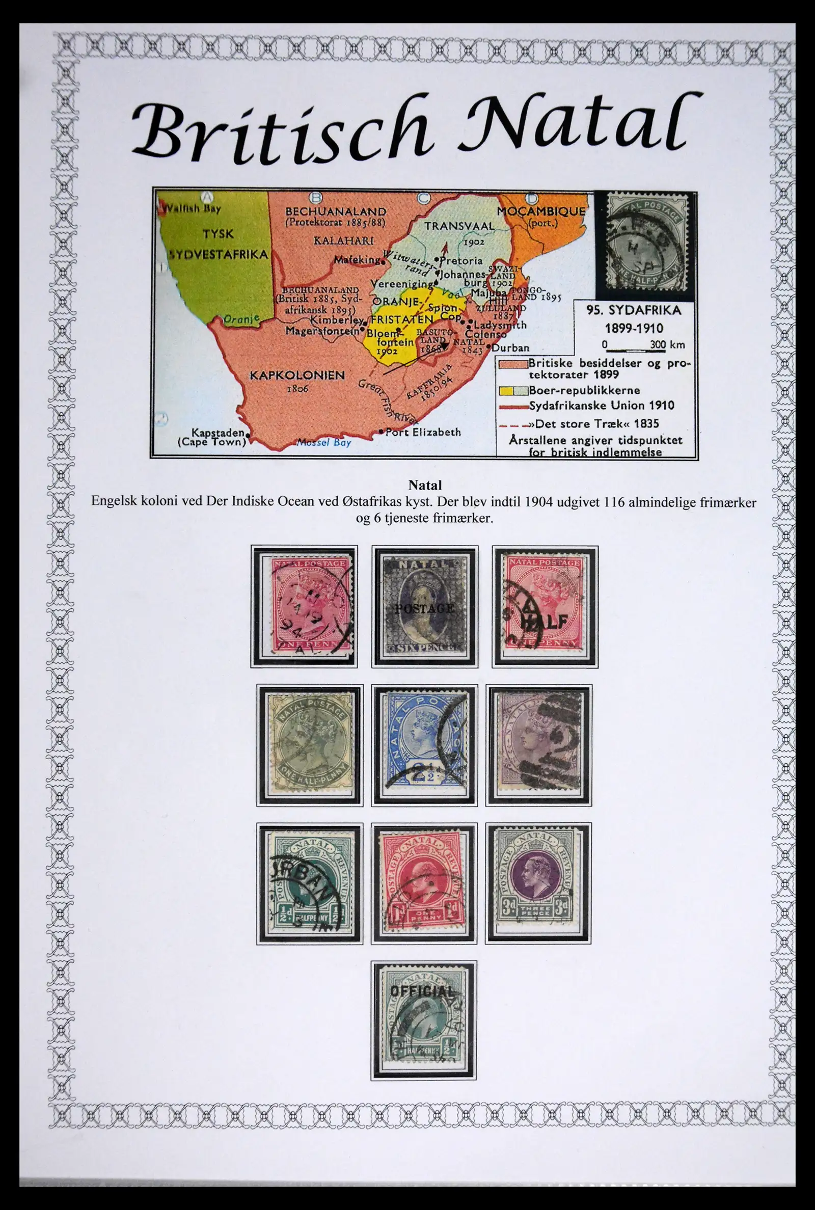 41863 0012 - Stamp collection 41863 South Africa and territories 1853-1935. 