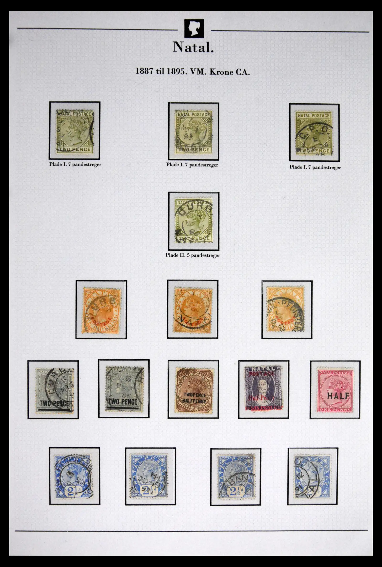 41863 0017 - Stamp collection 41863 South Africa and territories 1853-1935. 