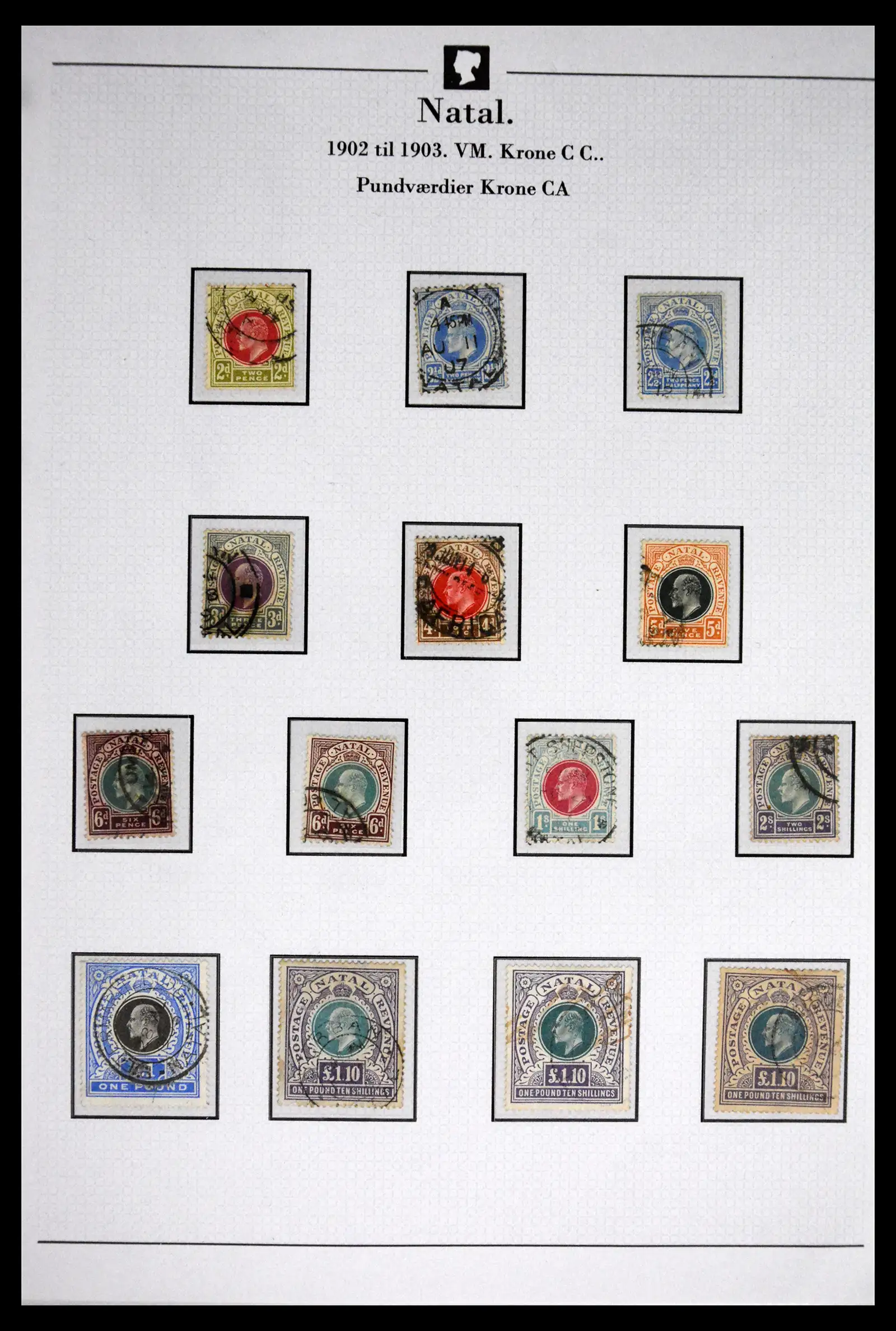 41863 0019 - Stamp collection 41863 South Africa and territories 1853-1935. 