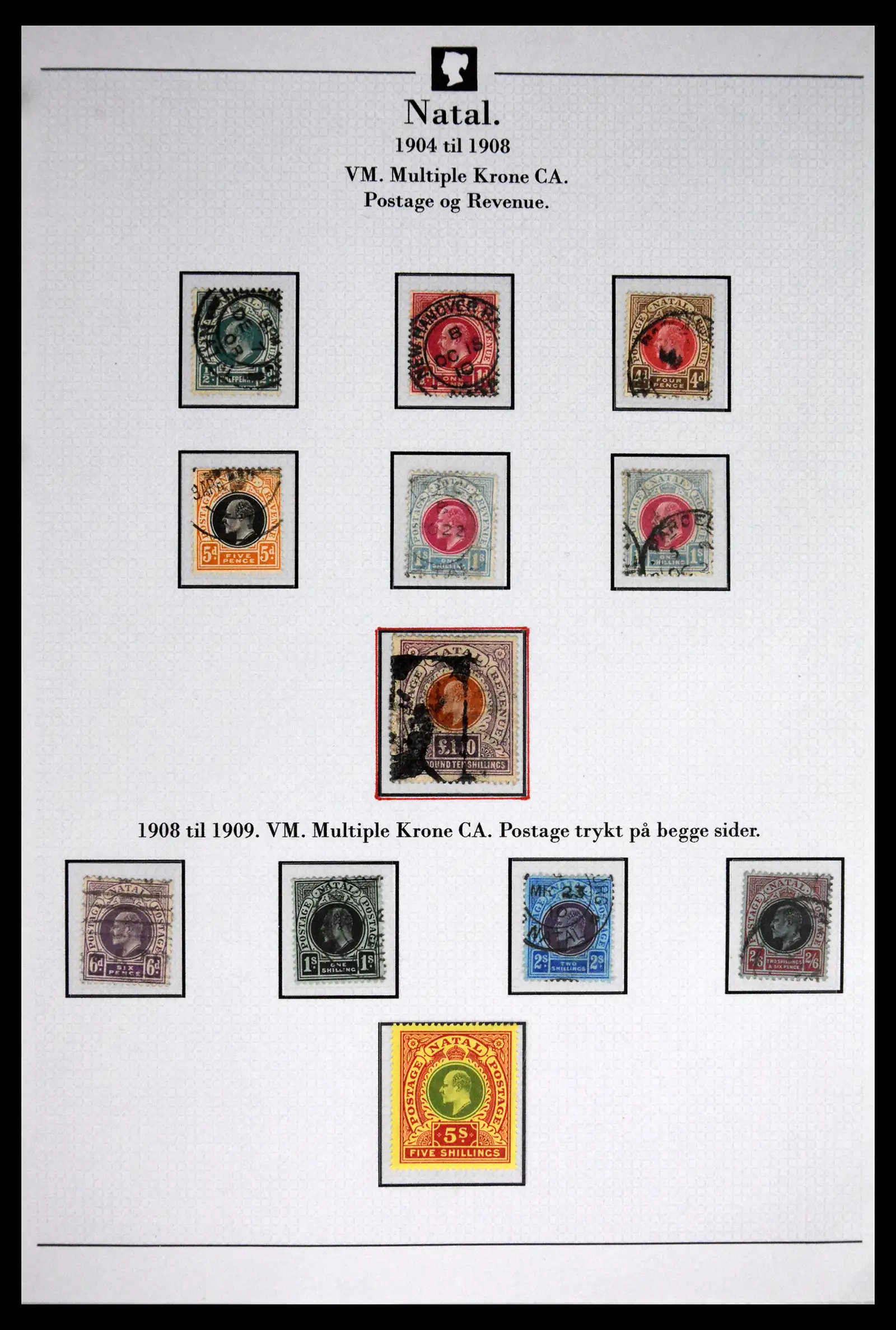 41863 0020 - Stamp collection 41863 South Africa and territories 1853-1935. 