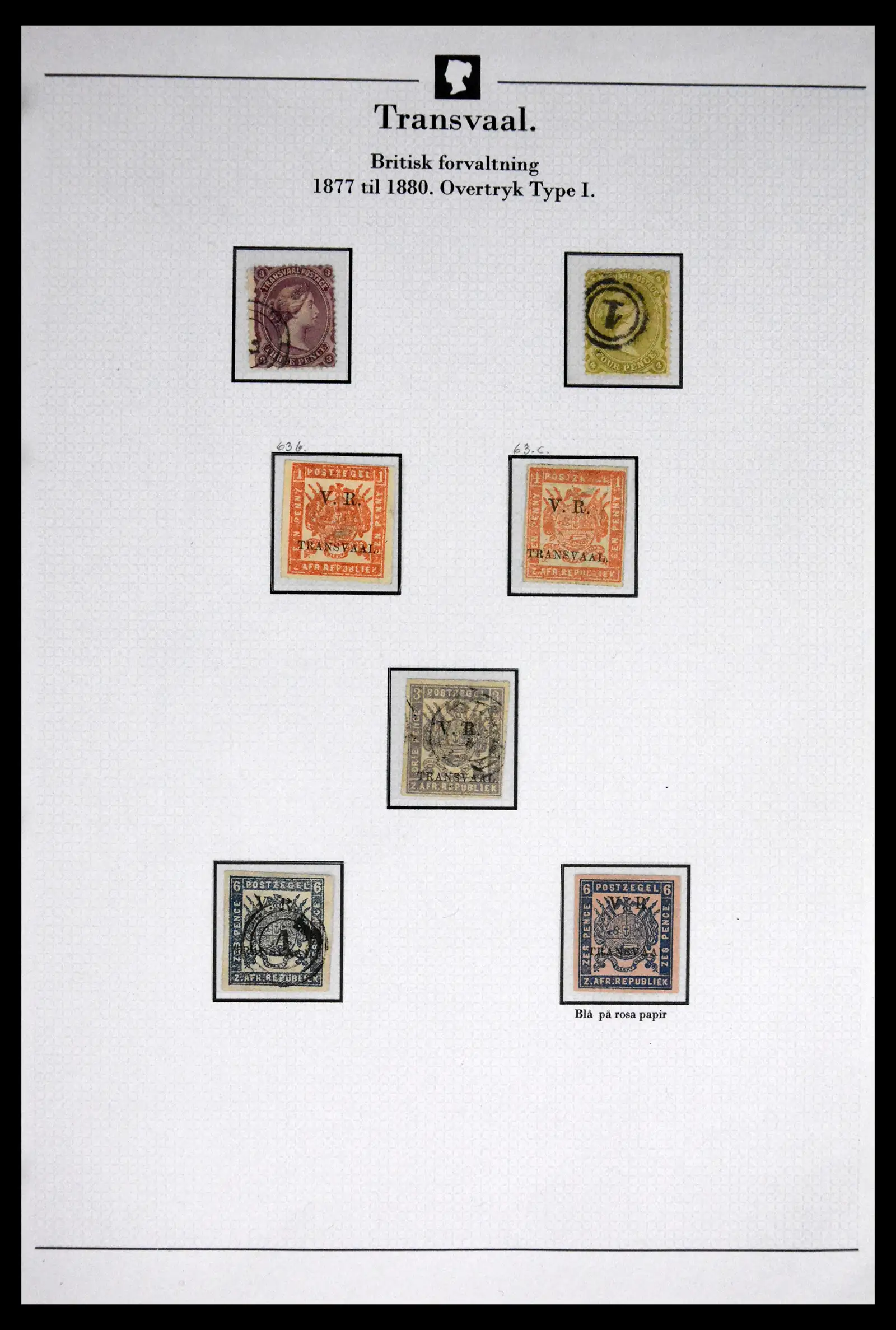 41863 0023 - Stamp collection 41863 South Africa and territories 1853-1935. 