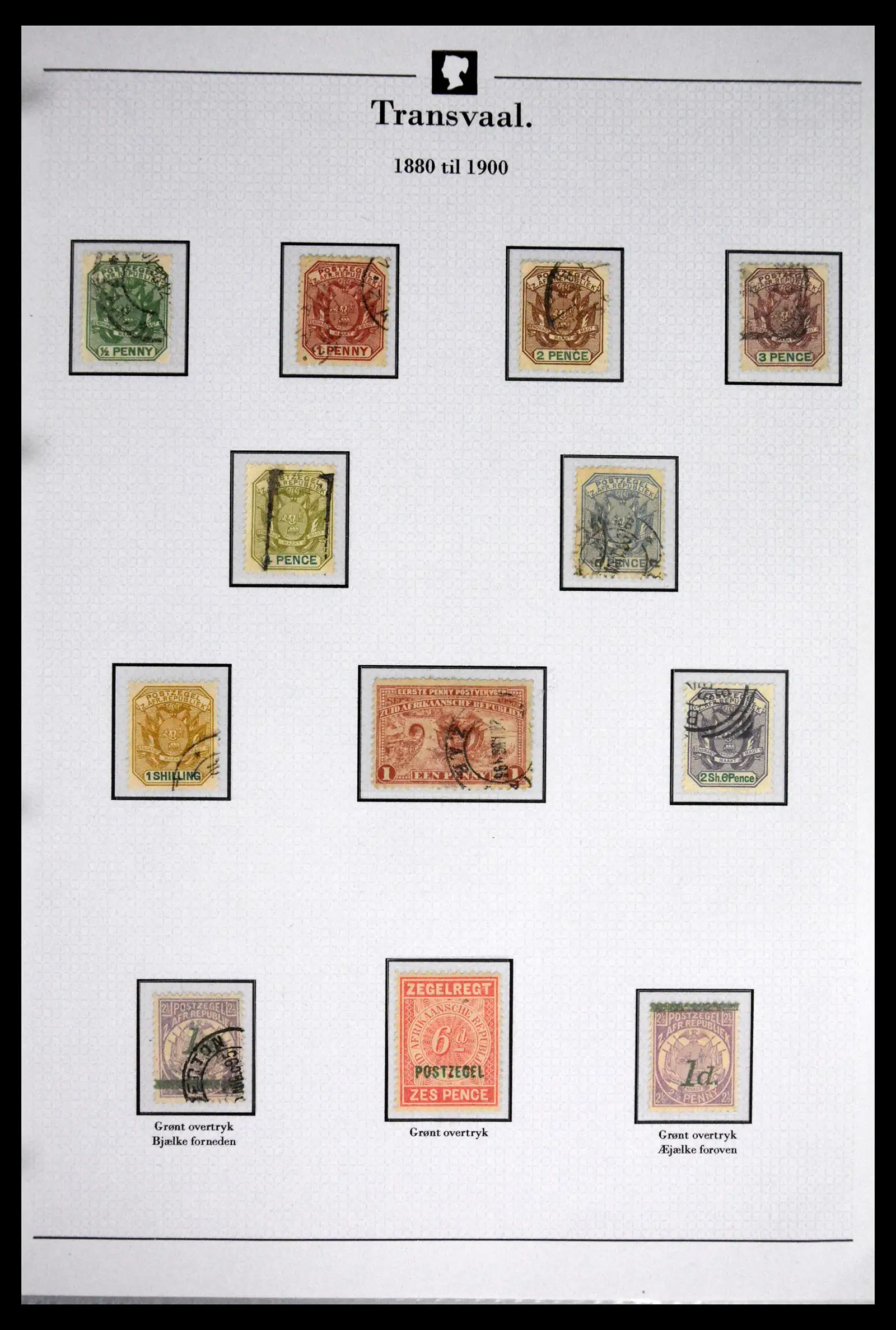 41863 0027 - Stamp collection 41863 South Africa and territories 1853-1935. 