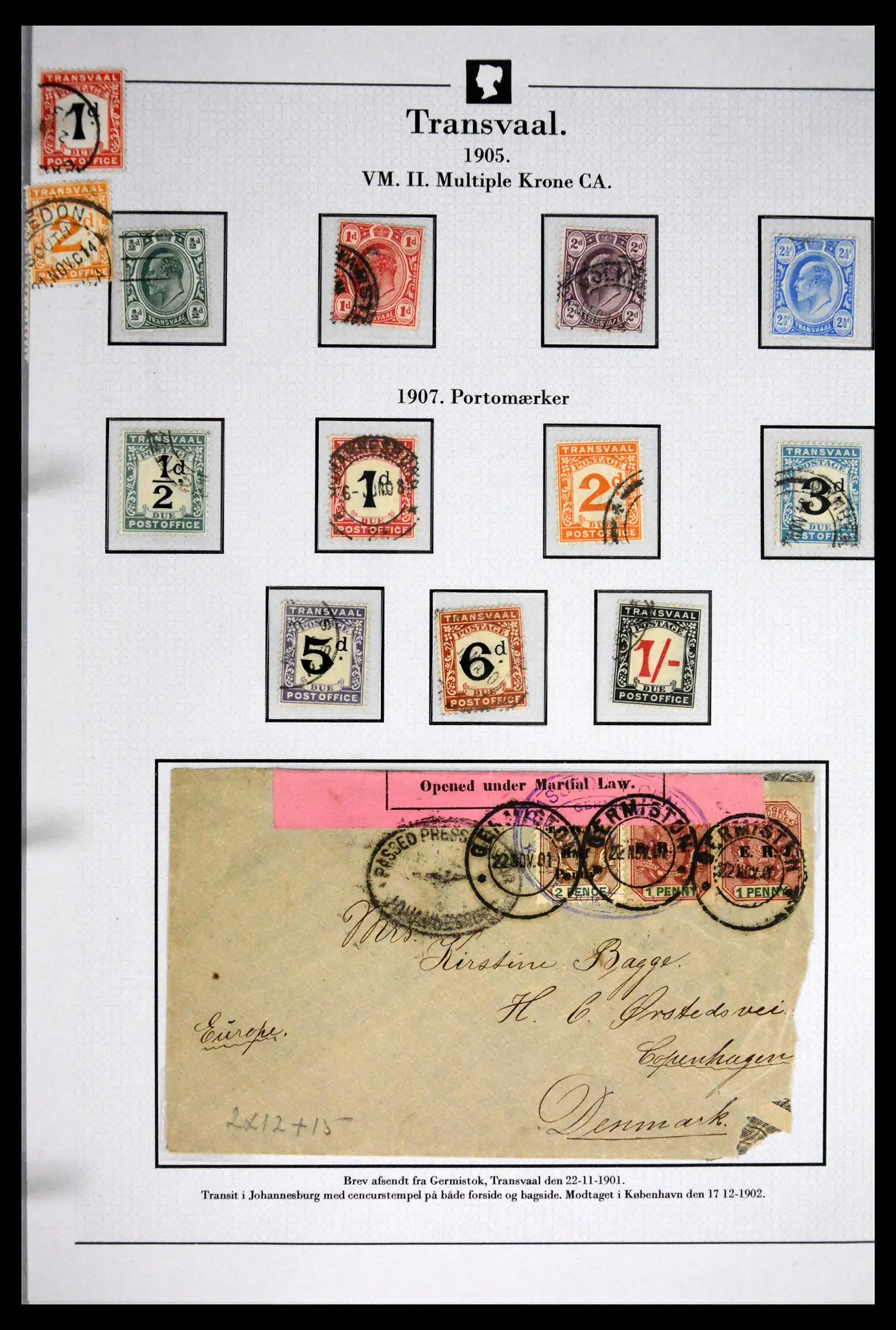 41863 0032 - Stamp collection 41863 South Africa and territories 1853-1935. 