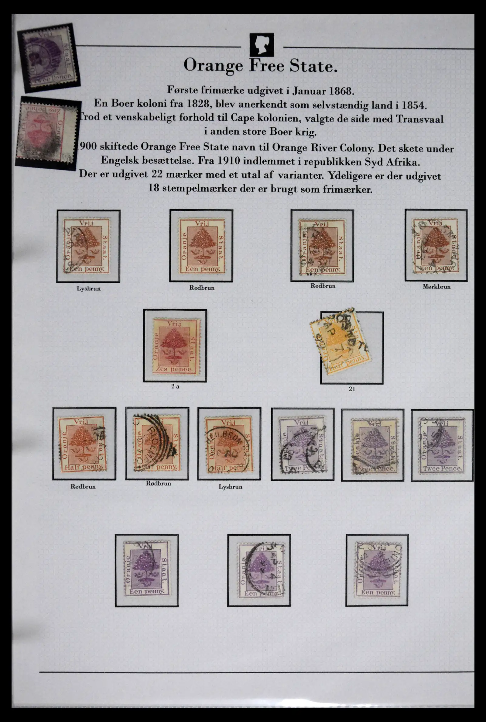 41863 0035 - Stamp collection 41863 South Africa and territories 1853-1935. 