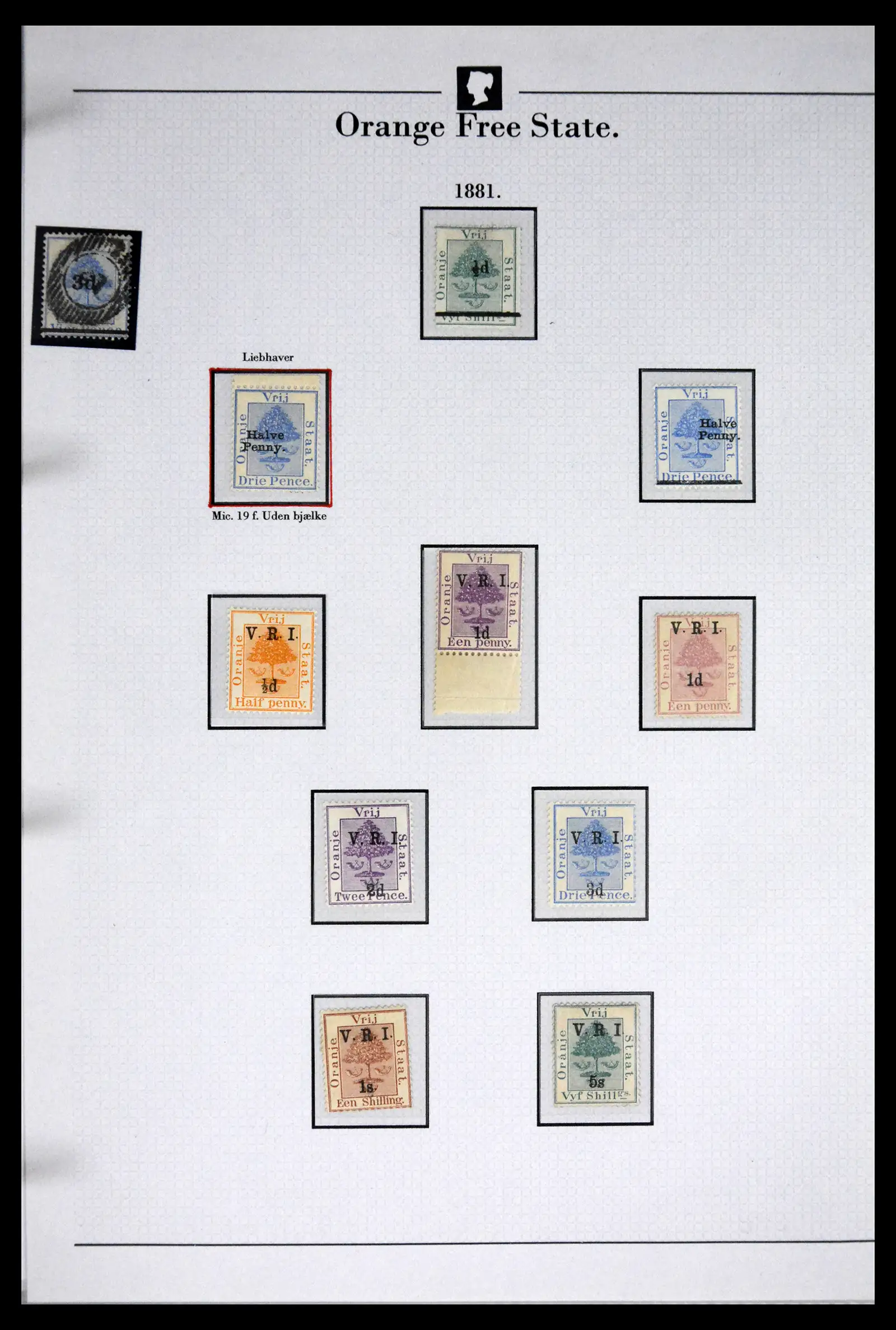 41863 0036 - Stamp collection 41863 South Africa and territories 1853-1935. 