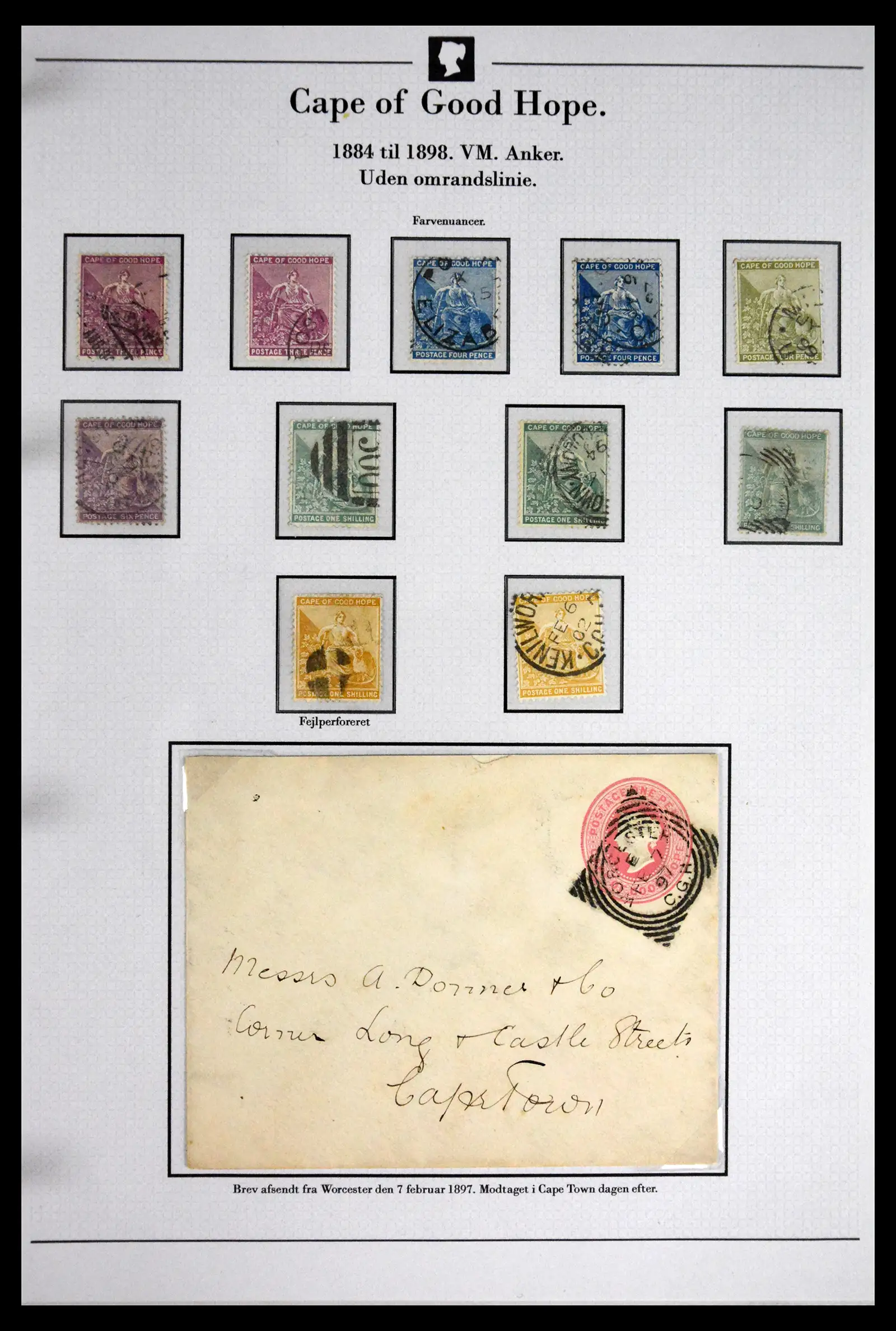 41863 0048 - Stamp collection 41863 South Africa and territories 1853-1935. 