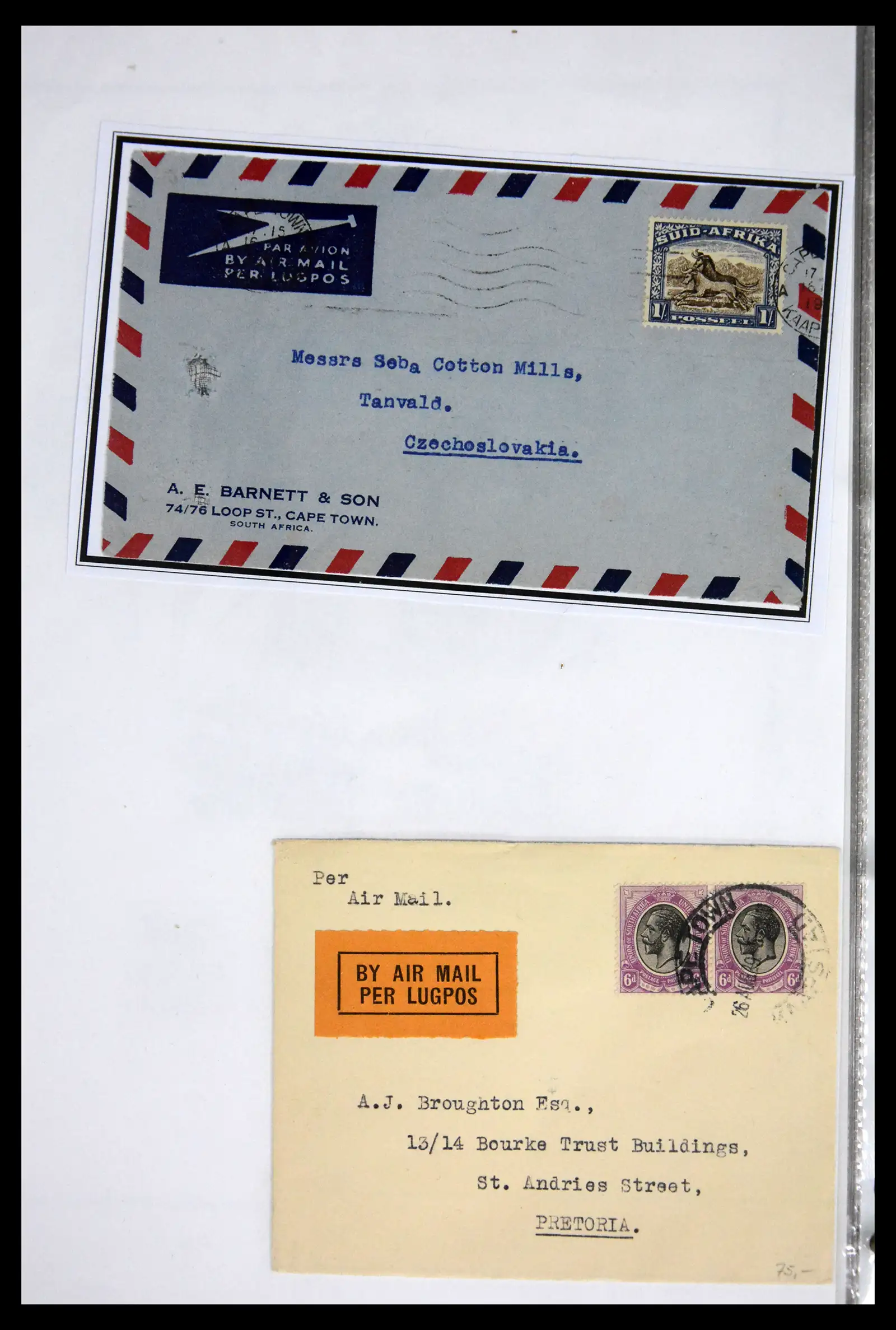 41863 0057 - Stamp collection 41863 South Africa and territories 1853-1935. 