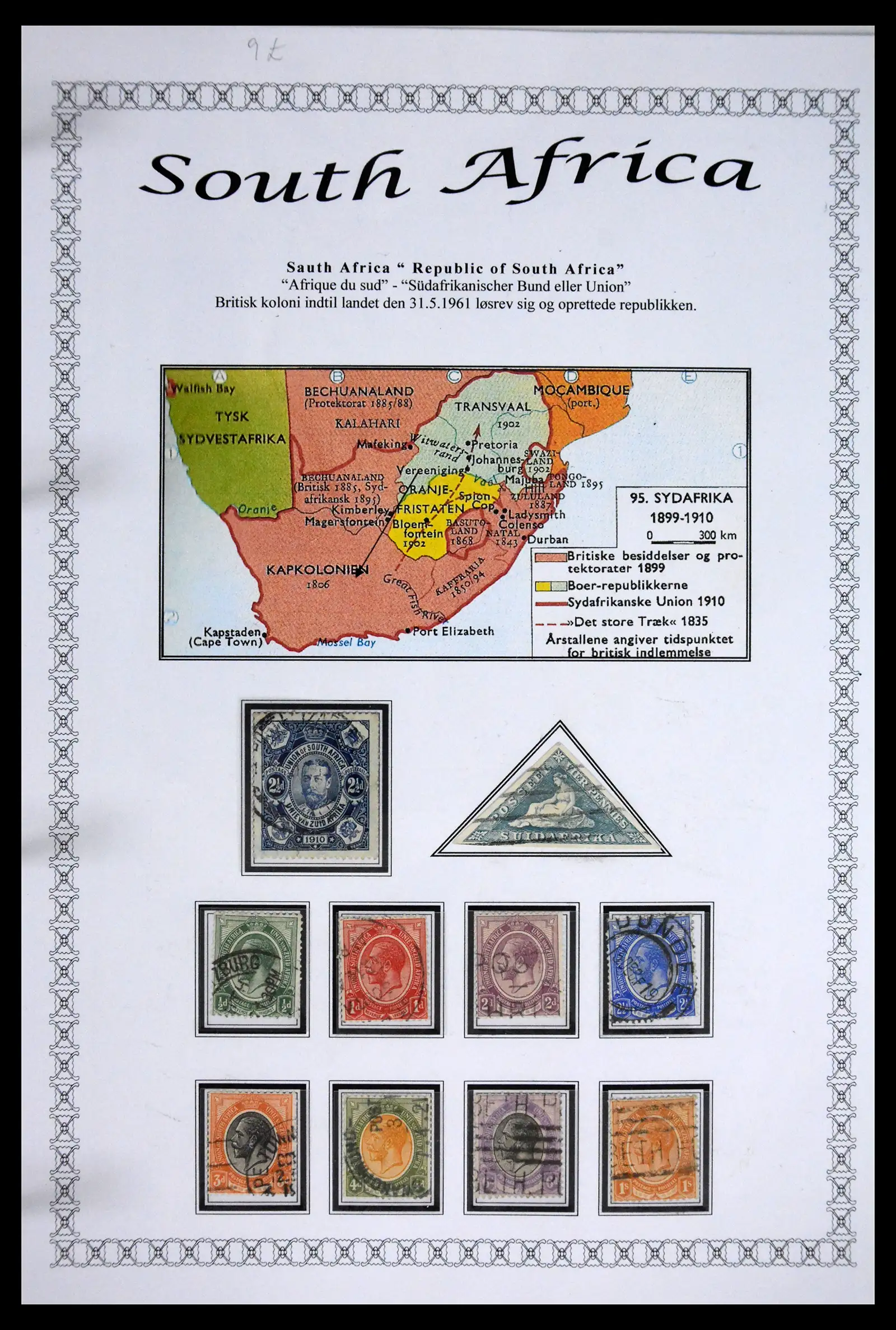41863 0058 - Stamp collection 41863 South Africa and territories 1853-1935. 