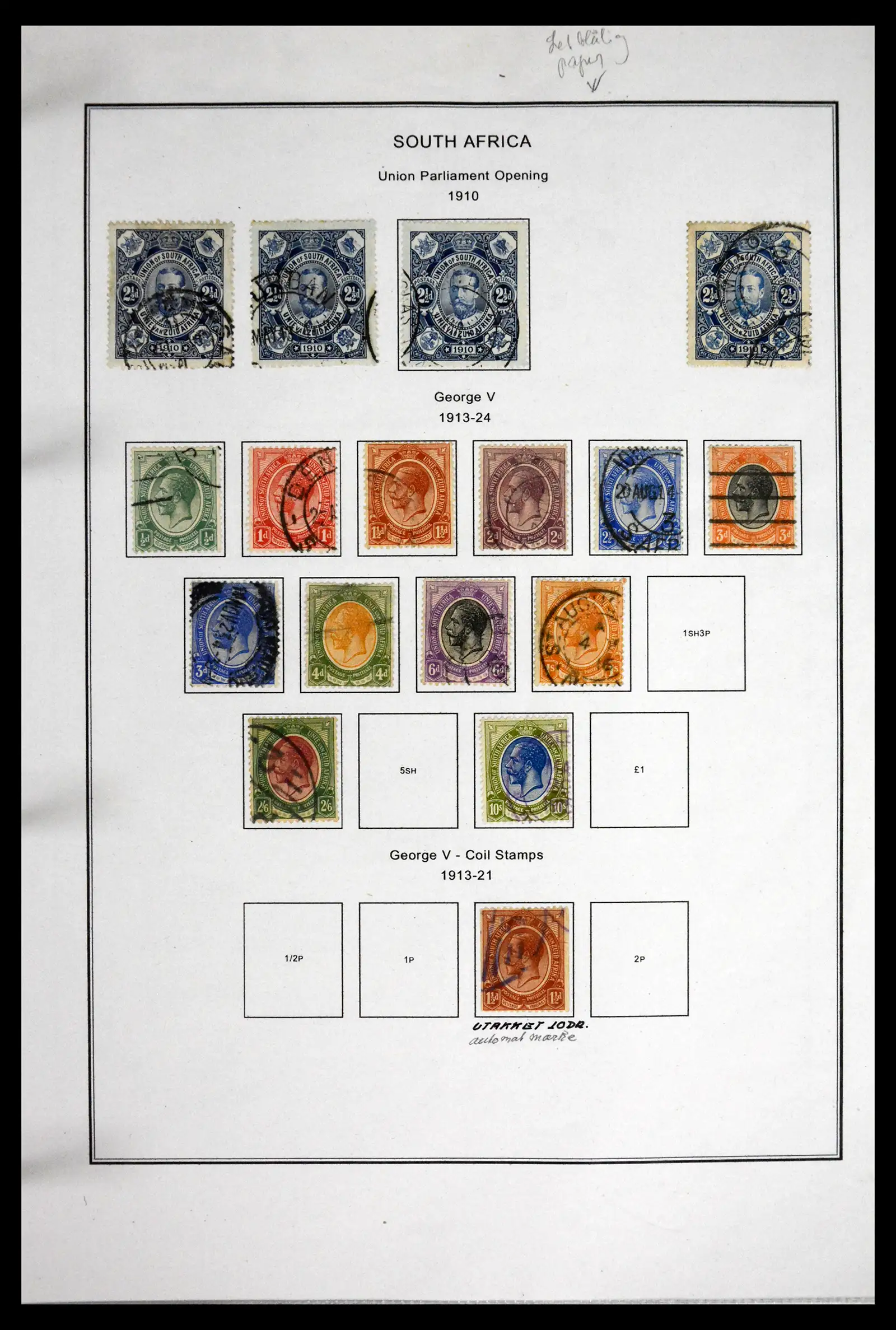 41863 0059 - Stamp collection 41863 South Africa and territories 1853-1935. 