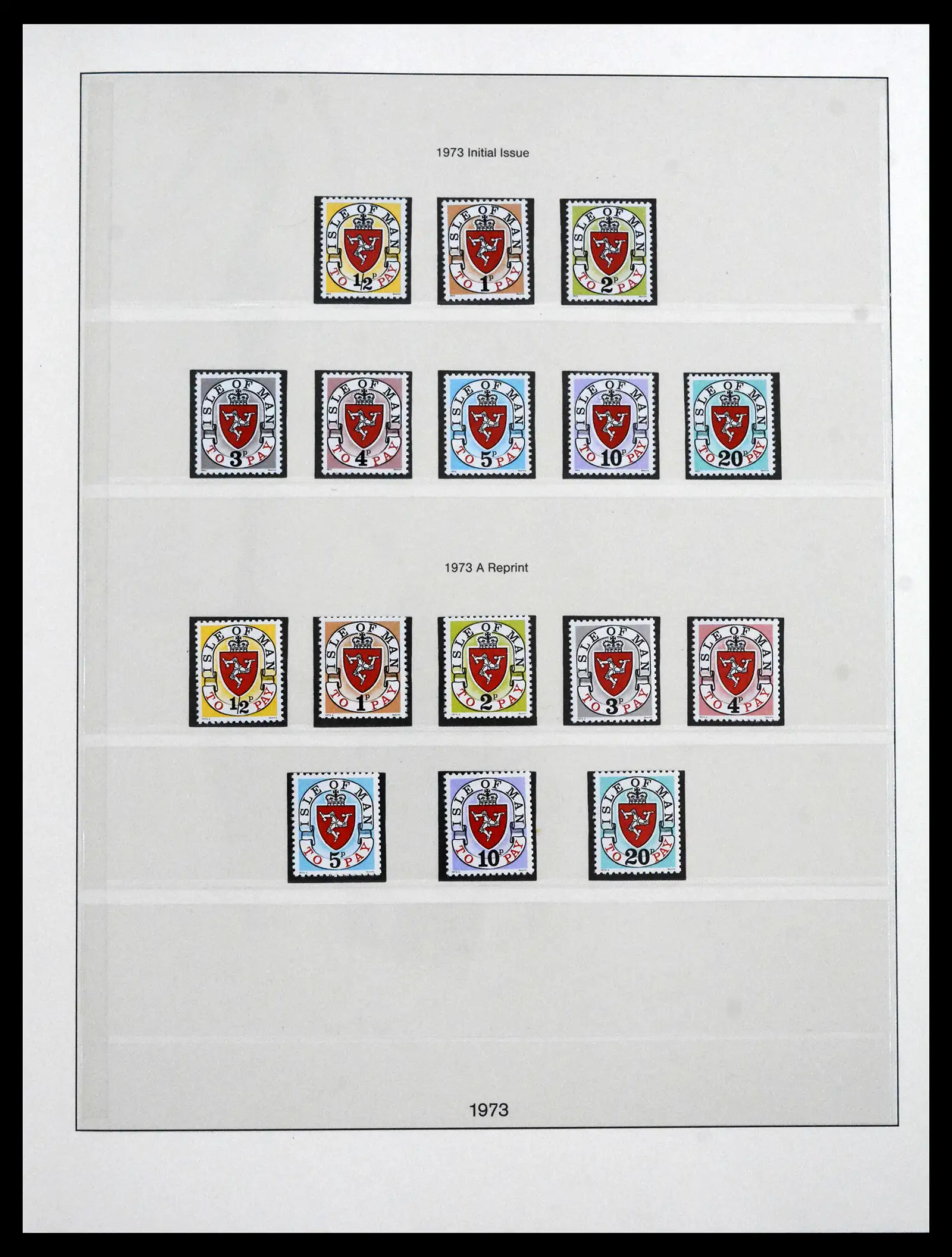 41864 0004 - Postzegelverzameling 41864 Isle of Man compleet 1973-2016.