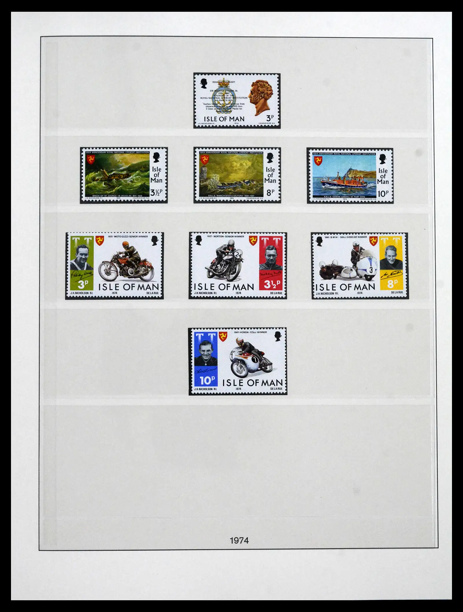 41864 0005 - Postzegelverzameling 41864 Isle of Man compleet 1973-2016.