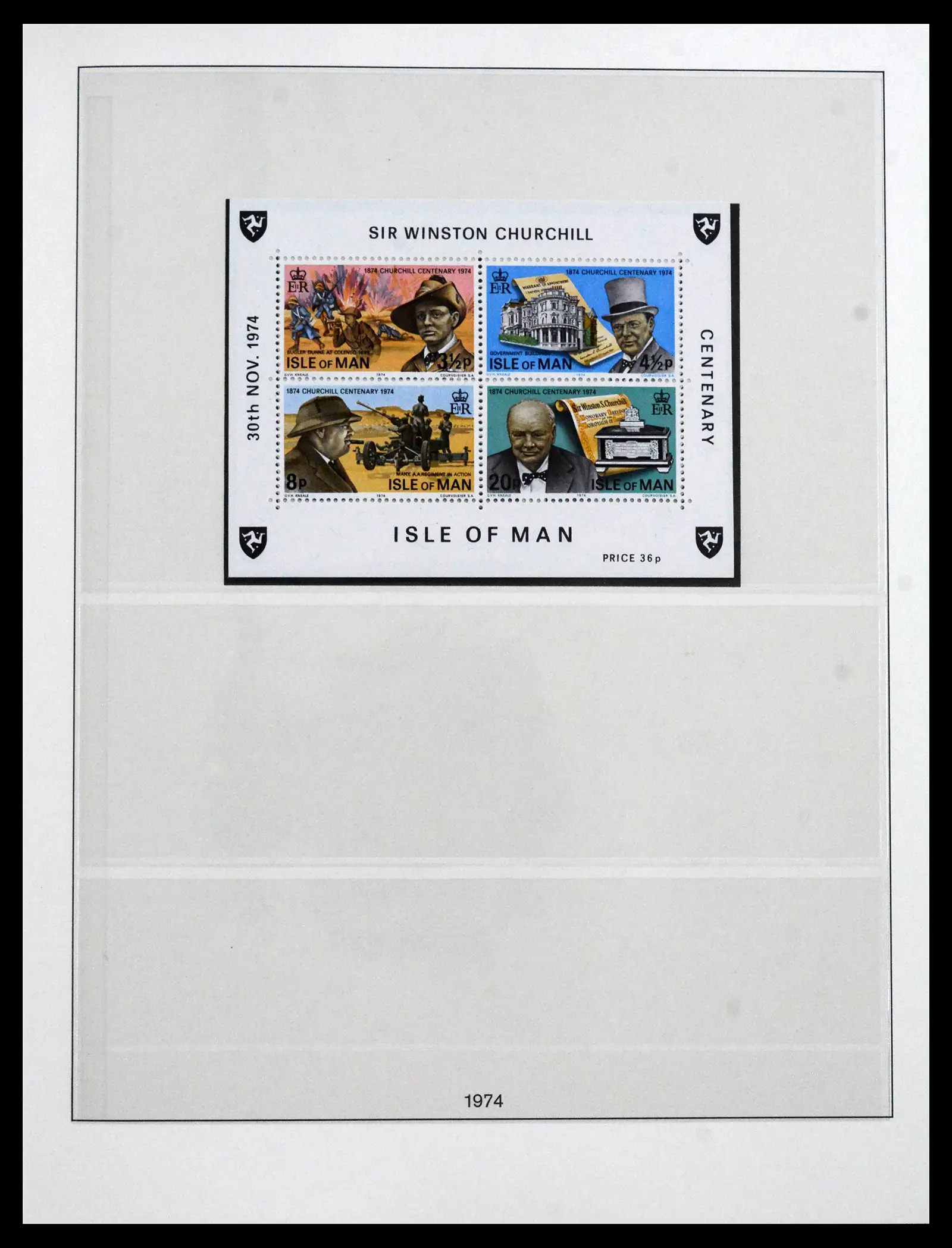 41864 0007 - Postzegelverzameling 41864 Isle of Man compleet 1973-2016.