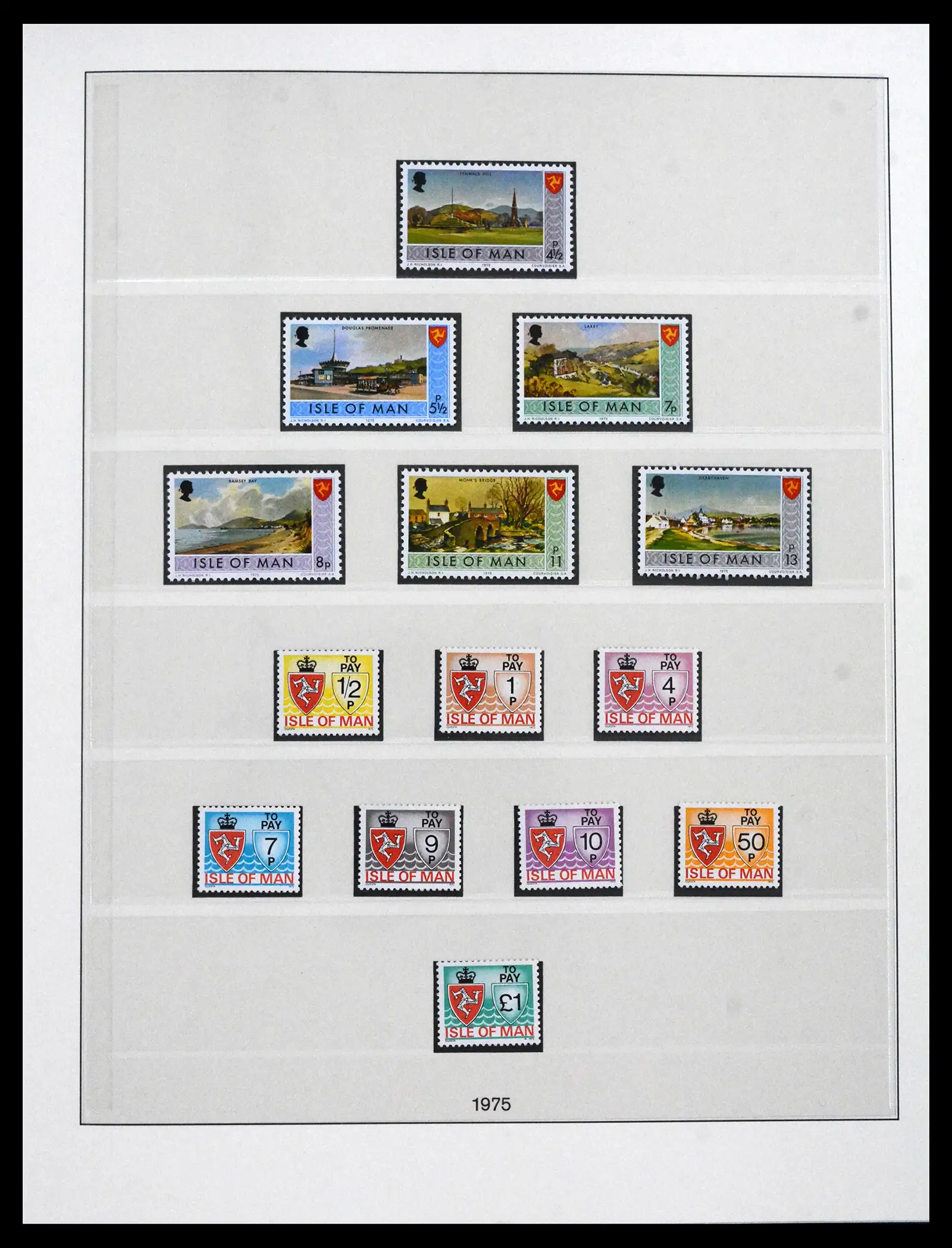 41864 0008 - Postzegelverzameling 41864 Isle of Man compleet 1973-2016.