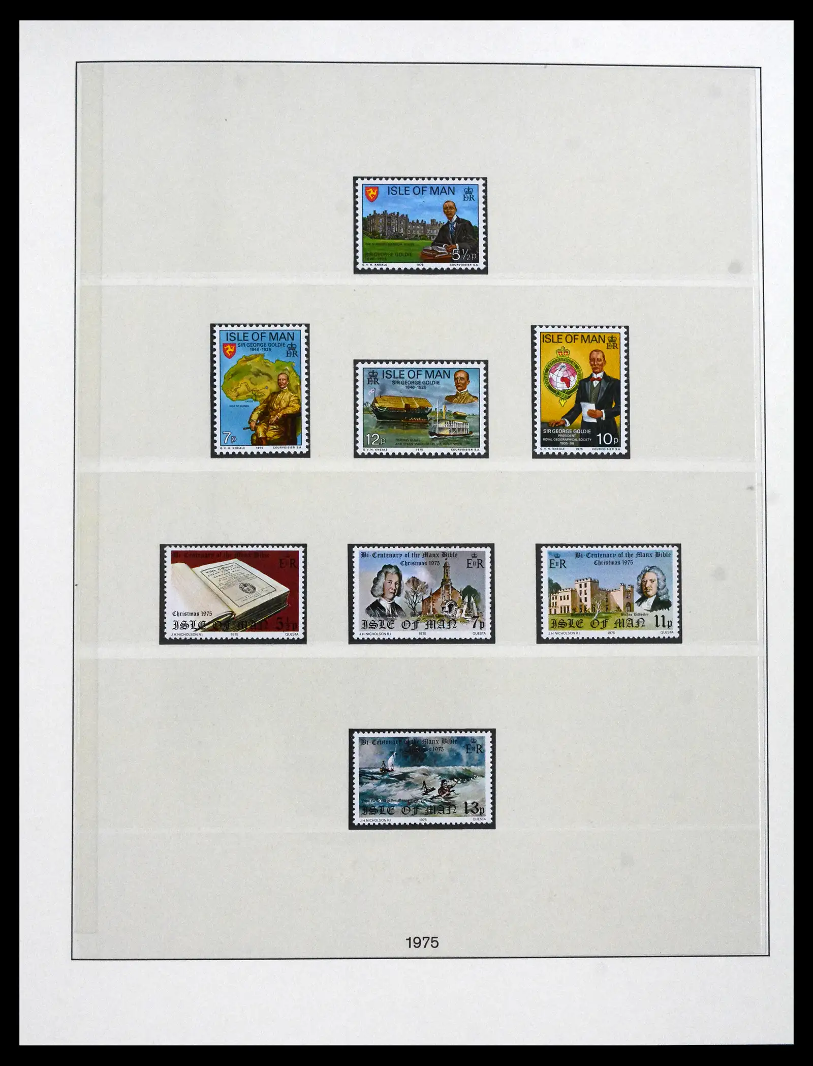 41864 0010 - Postzegelverzameling 41864 Isle of Man compleet 1973-2016.