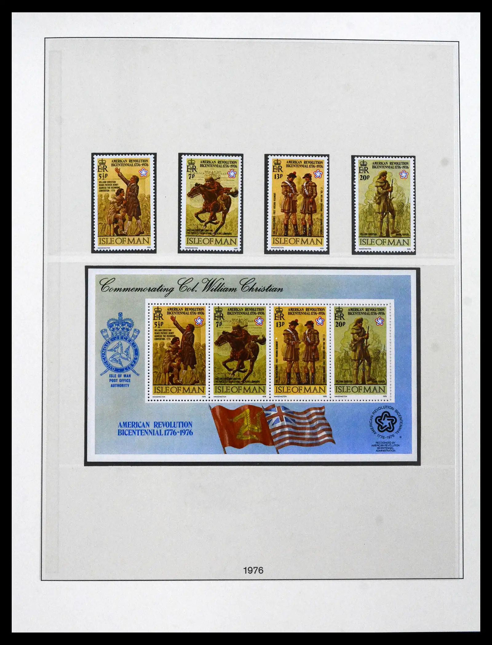 41864 0011 - Postzegelverzameling 41864 Isle of Man compleet 1973-2016.