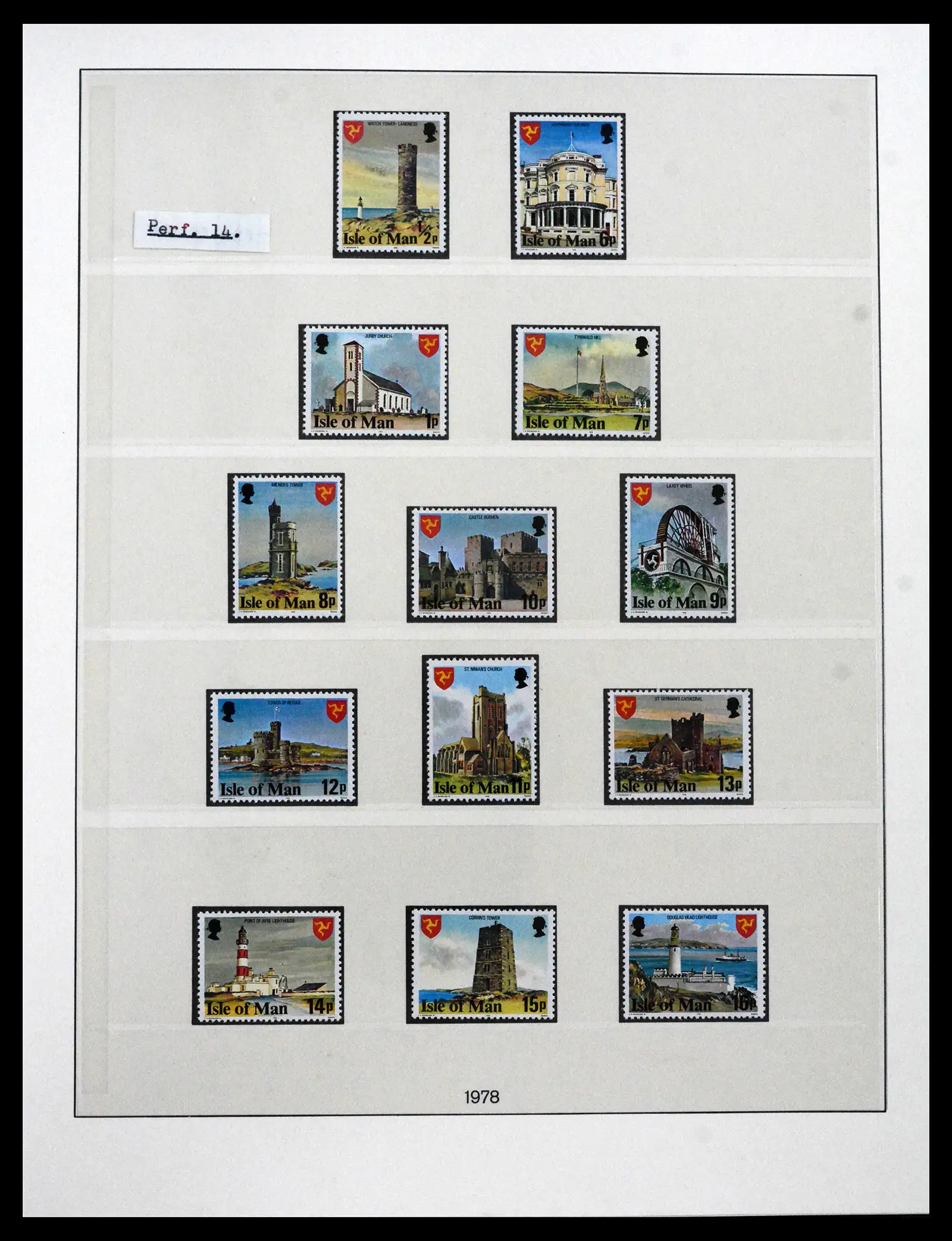 41864 0015 - Postzegelverzameling 41864 Isle of Man compleet 1973-2016.