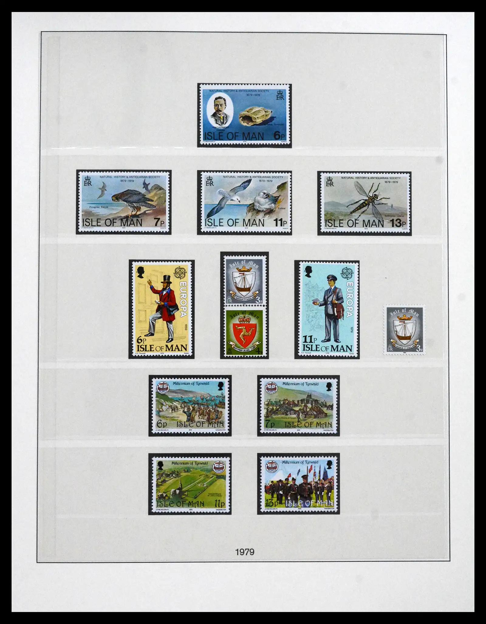 41864 0020 - Postzegelverzameling 41864 Isle of Man compleet 1973-2016.