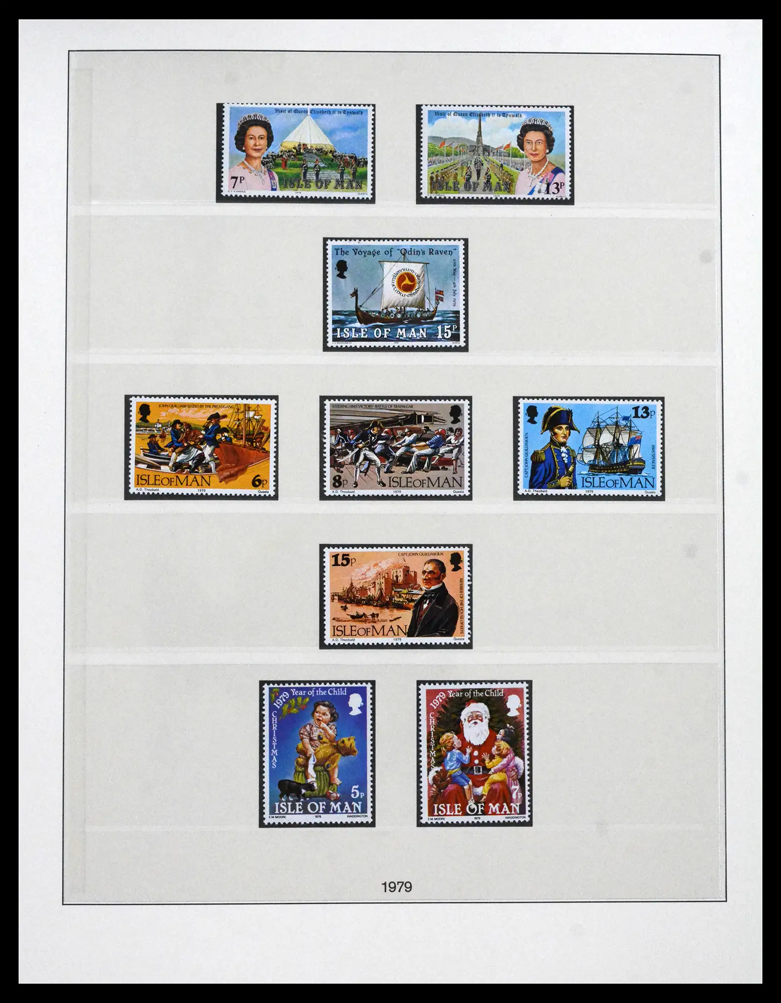 41864 0021 - Postzegelverzameling 41864 Isle of Man compleet 1973-2016.