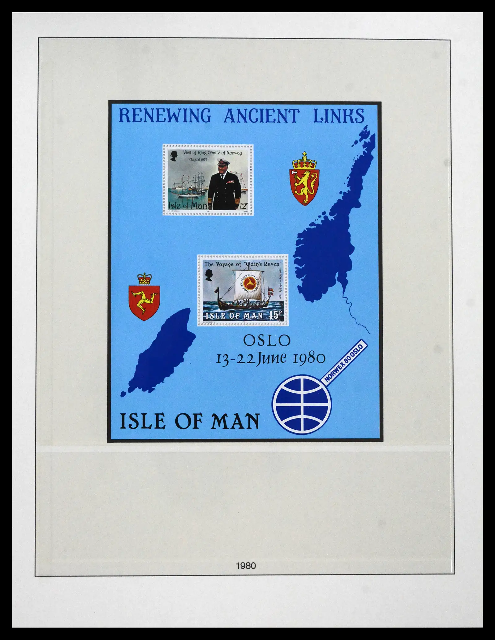 41864 0024 - Postzegelverzameling 41864 Isle of Man compleet 1973-2016.
