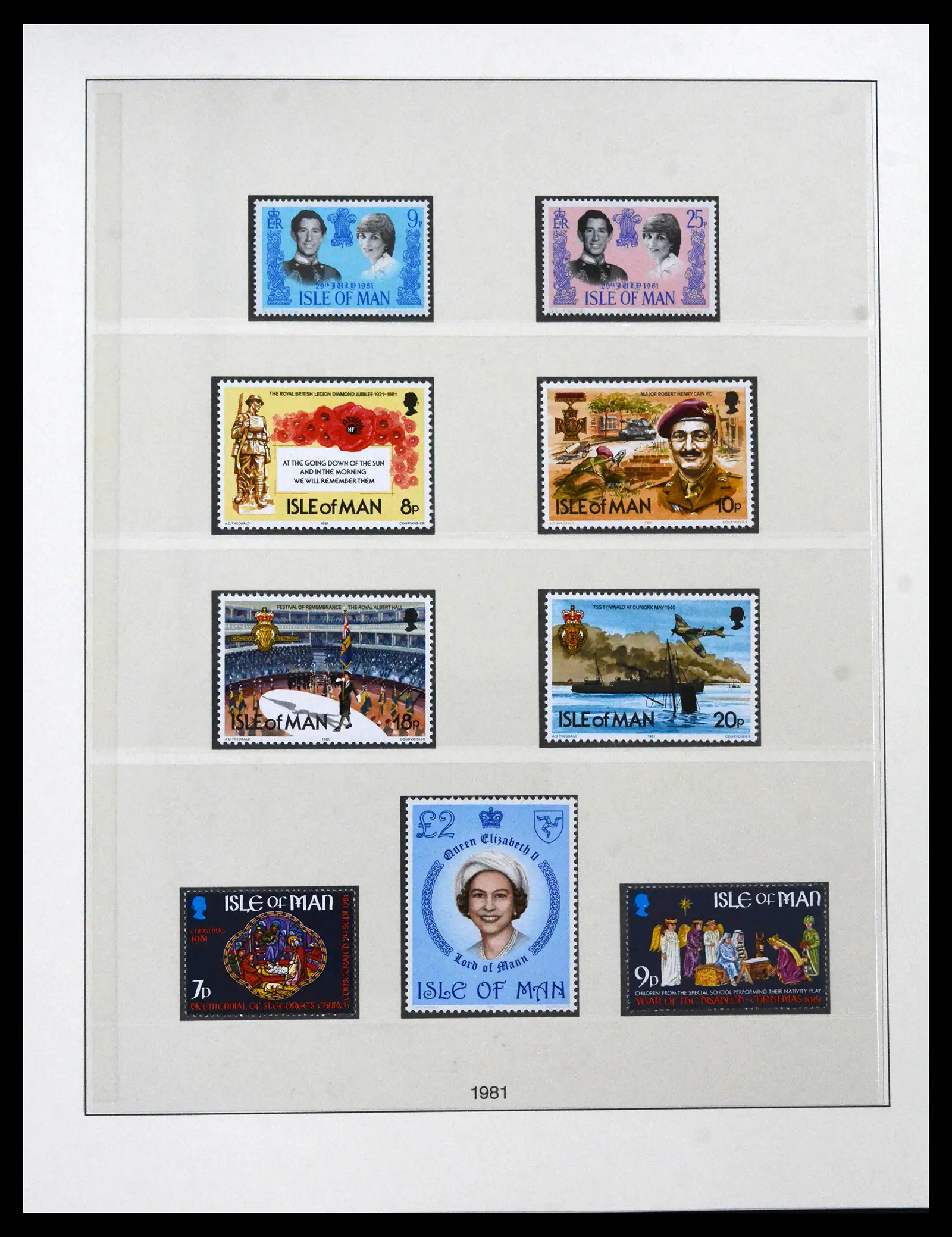 41864 0027 - Postzegelverzameling 41864 Isle of Man compleet 1973-2016.