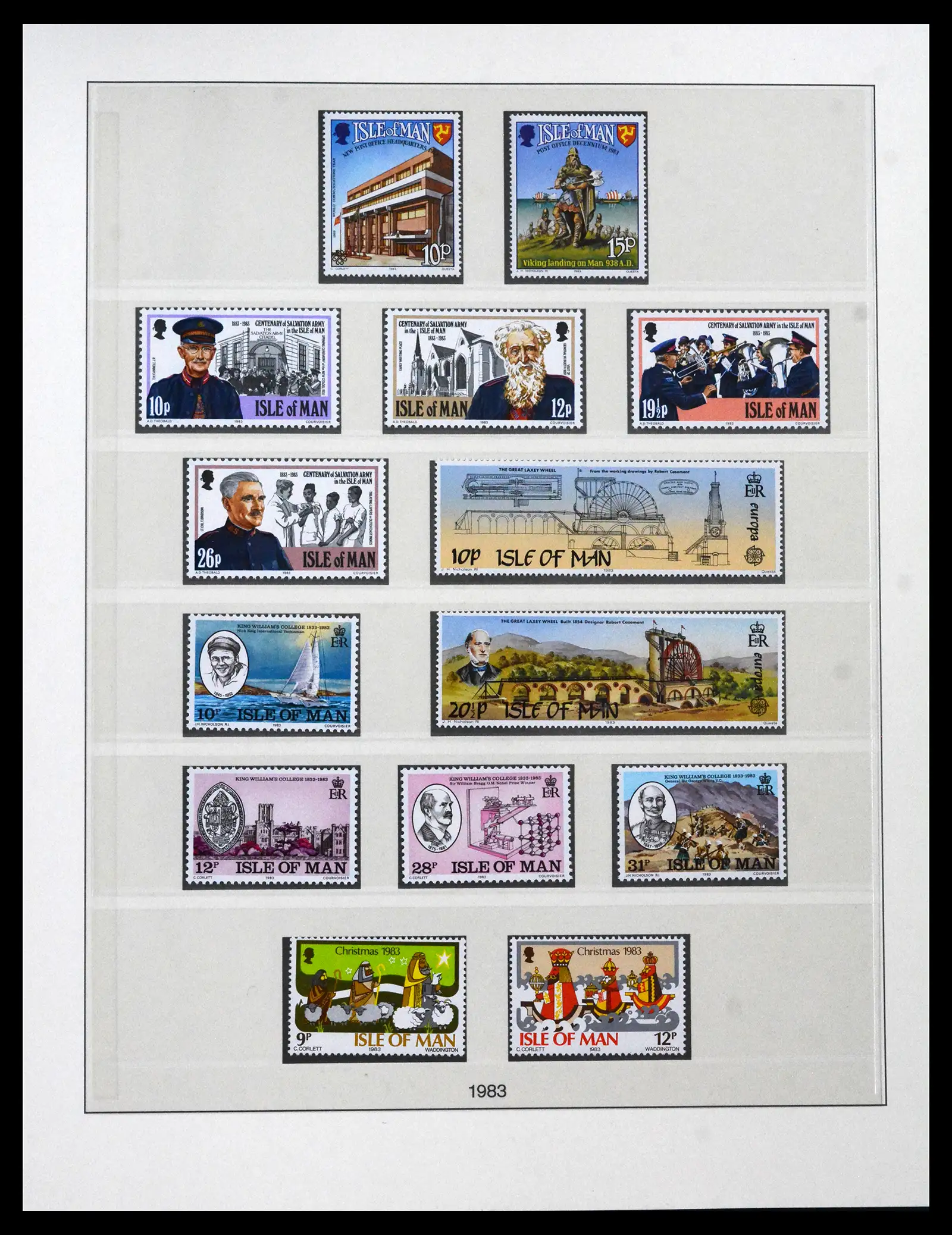41864 0032 - Postzegelverzameling 41864 Isle of Man compleet 1973-2016.