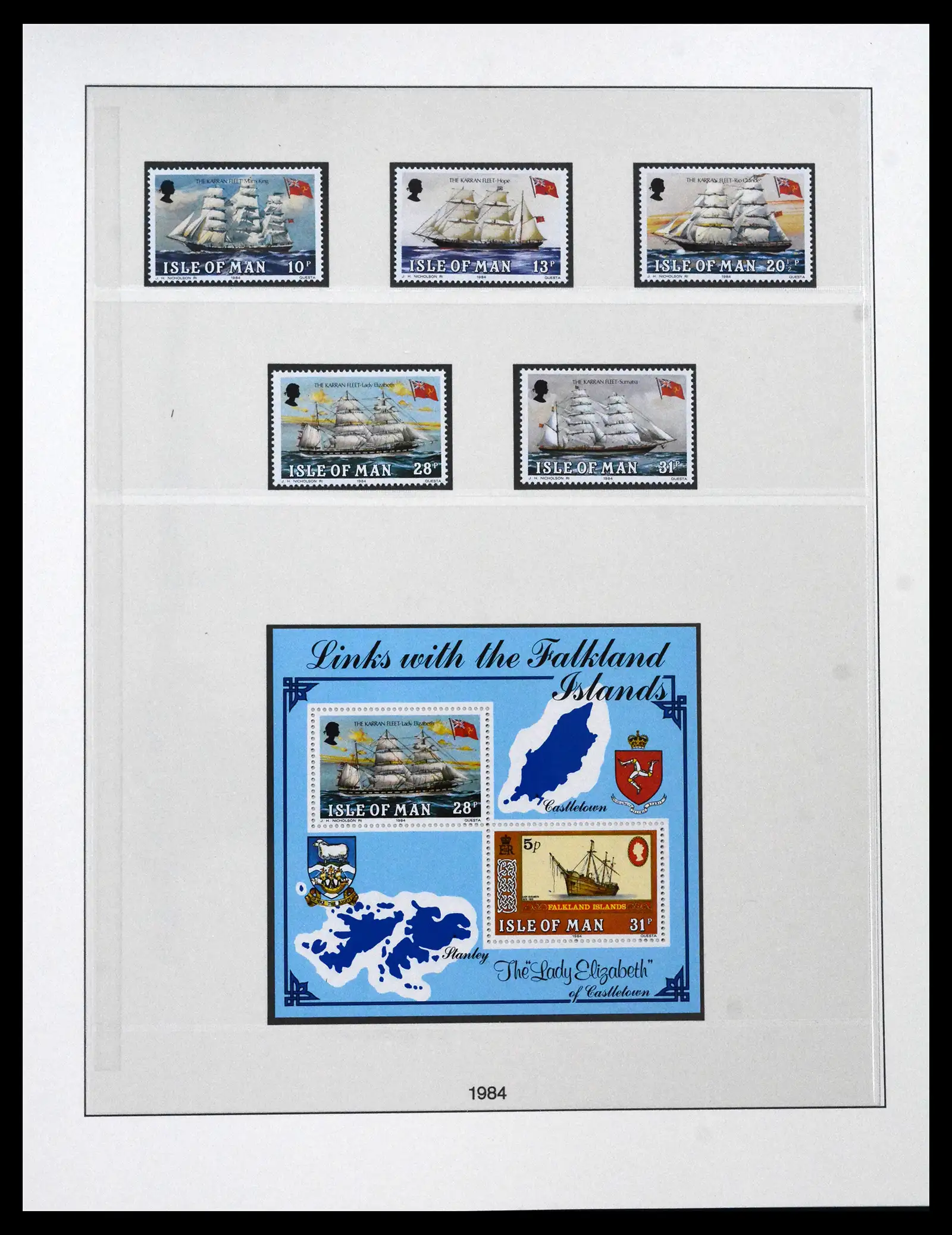 41864 0033 - Postzegelverzameling 41864 Isle of Man compleet 1973-2016.
