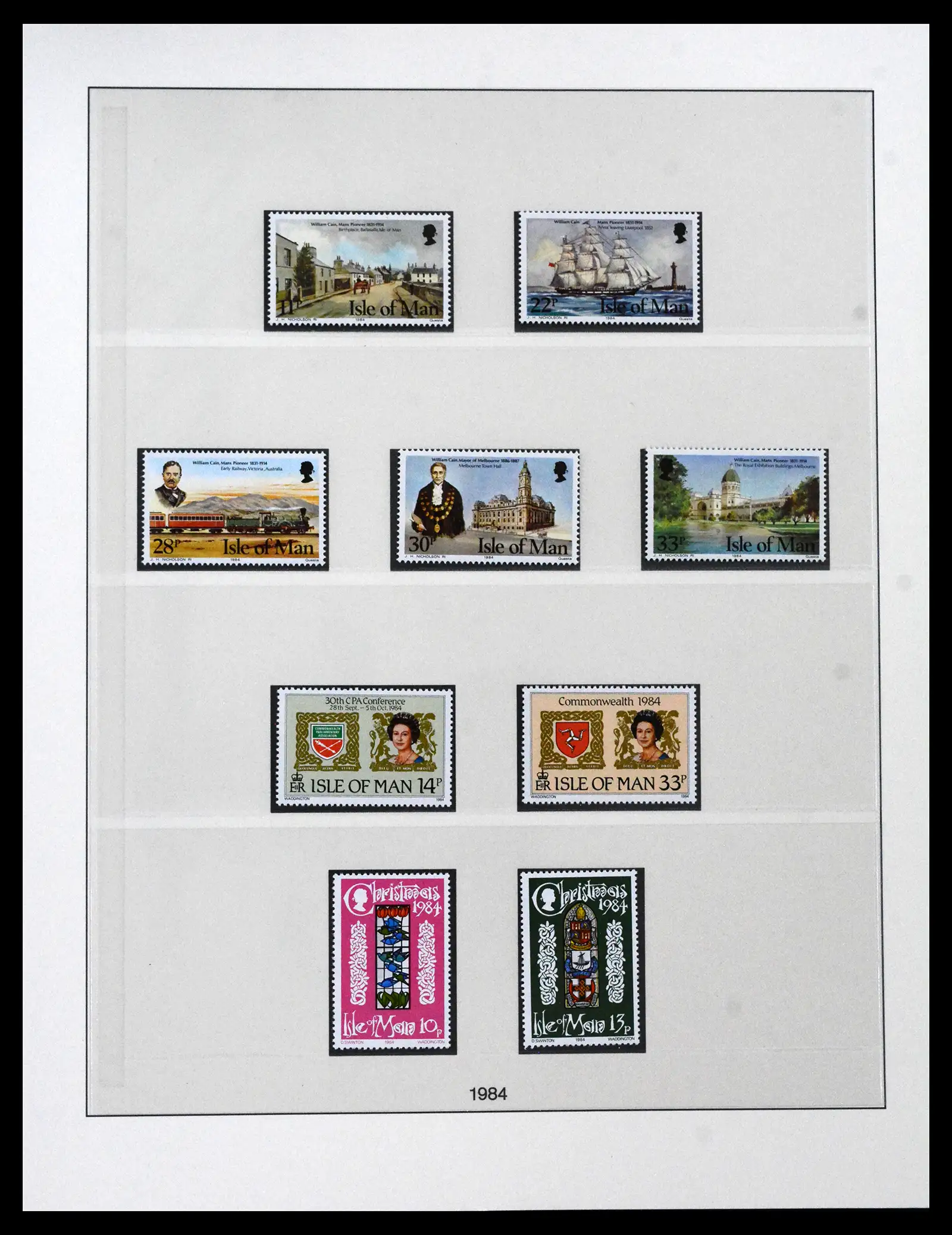 41864 0035 - Postzegelverzameling 41864 Isle of Man compleet 1973-2016.