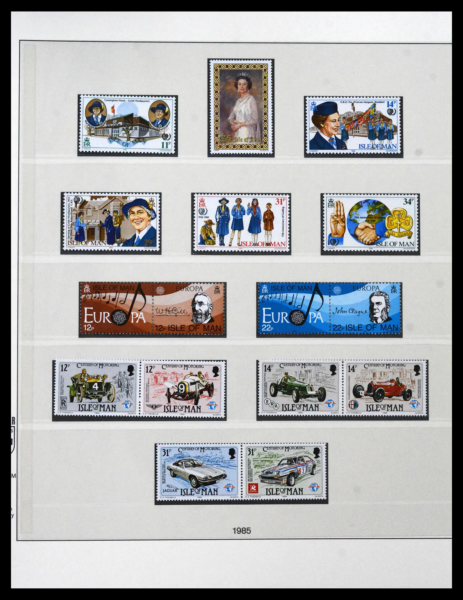 41864 0036 - Postzegelverzameling 41864 Isle of Man compleet 1973-2016.