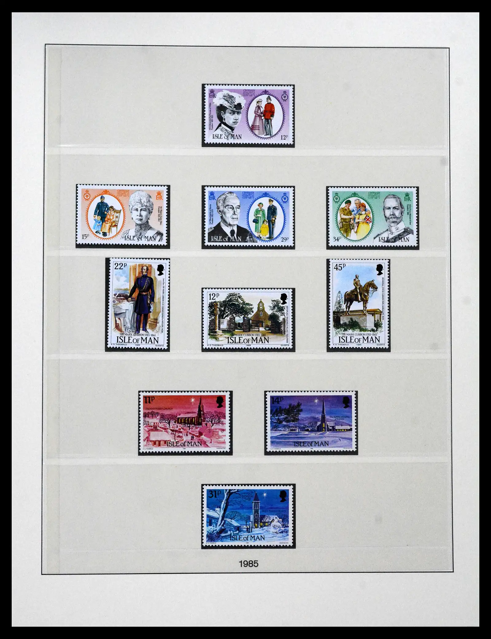 41864 0037 - Postzegelverzameling 41864 Isle of Man compleet 1973-2016.