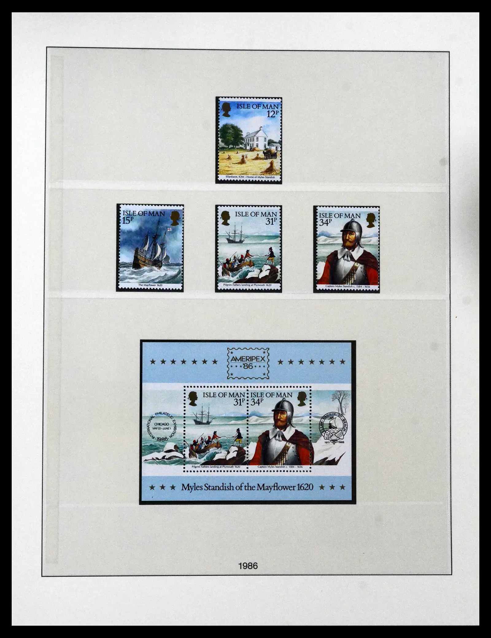 41864 0039 - Postzegelverzameling 41864 Isle of Man compleet 1973-2016.