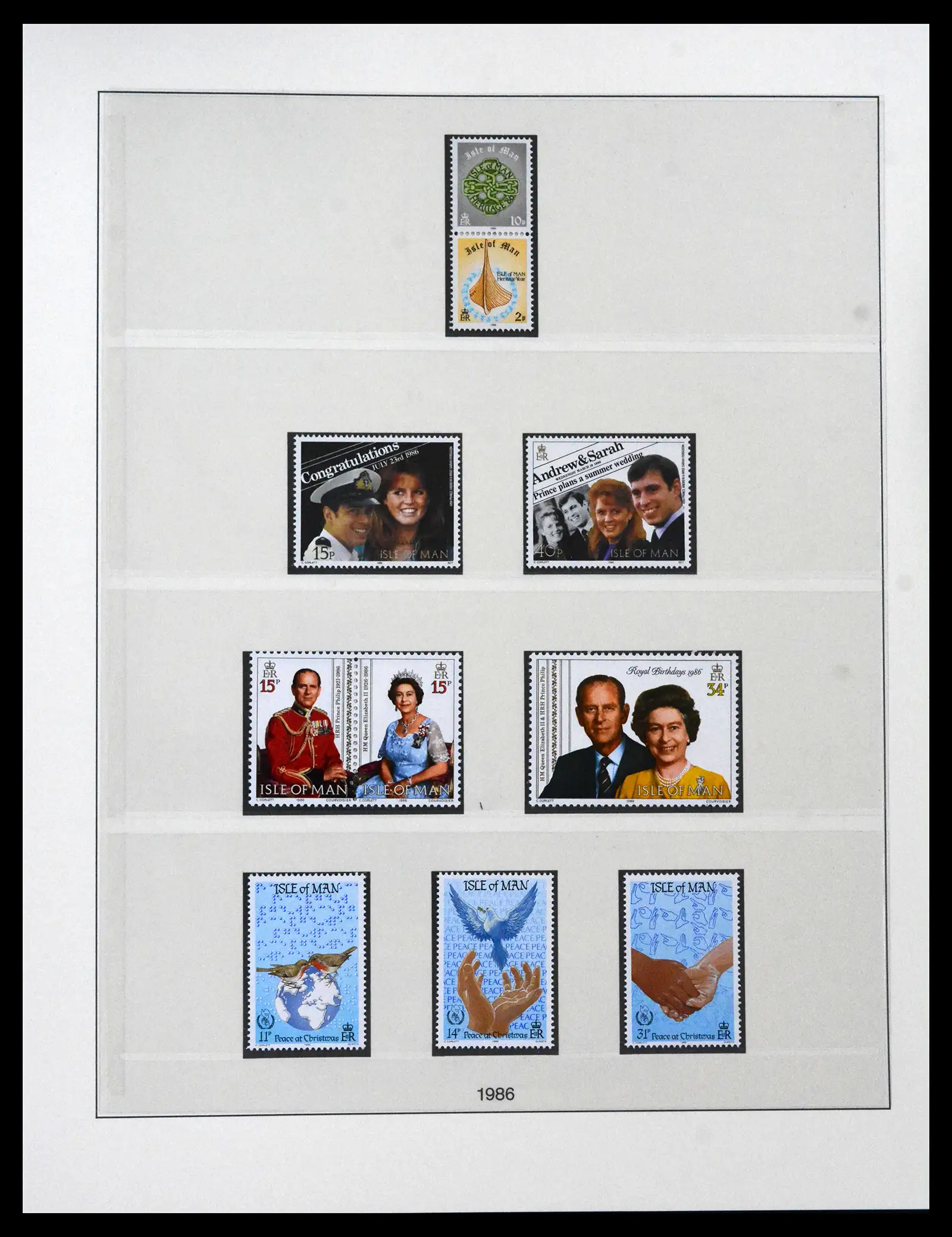 41864 0040 - Postzegelverzameling 41864 Isle of Man compleet 1973-2016.