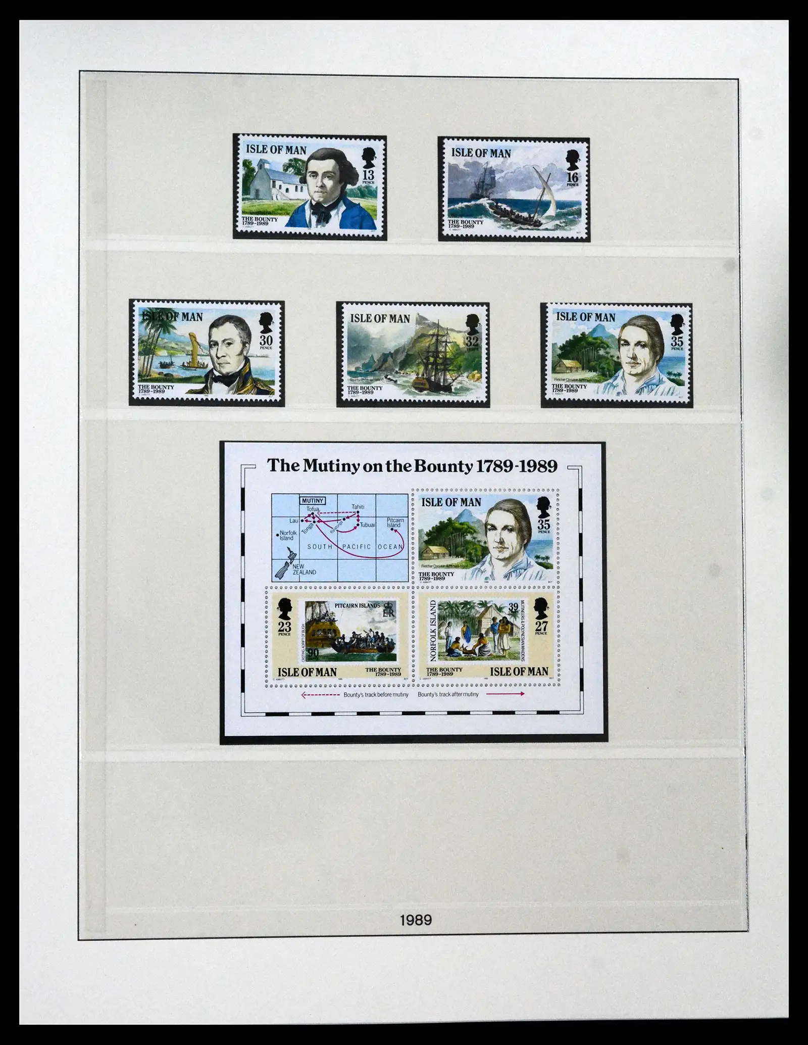 41864 0049 - Postzegelverzameling 41864 Isle of Man compleet 1973-2016.