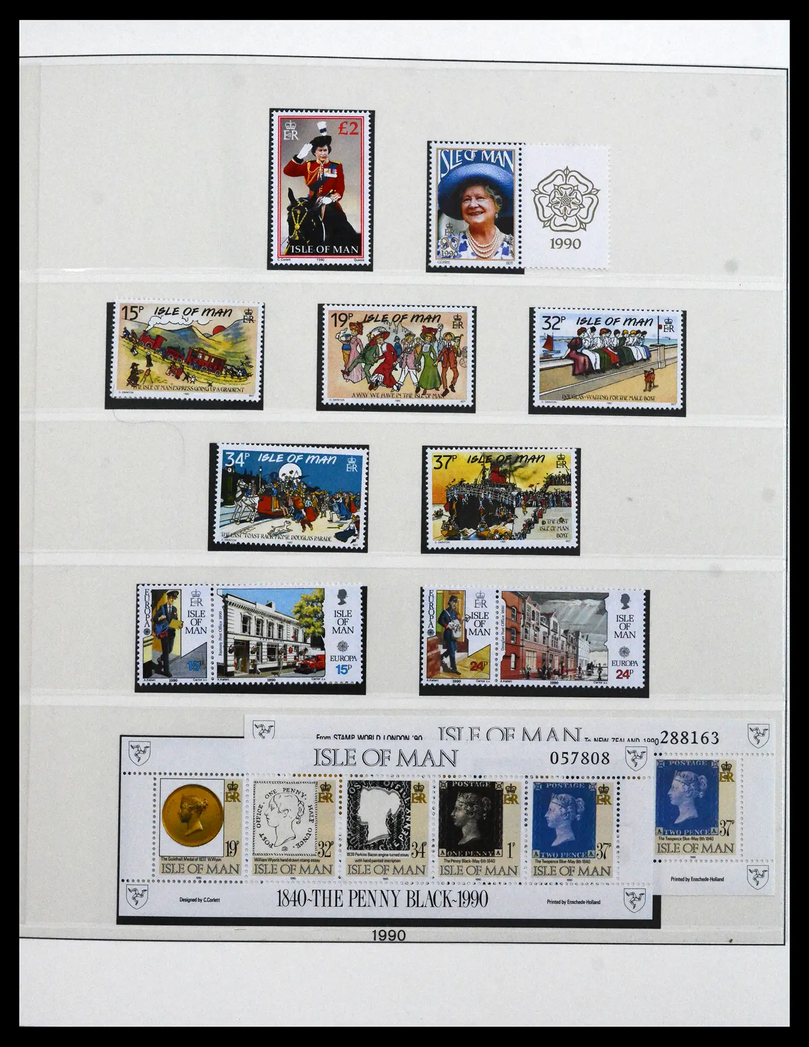 41864 0052 - Postzegelverzameling 41864 Isle of Man compleet 1973-2016.