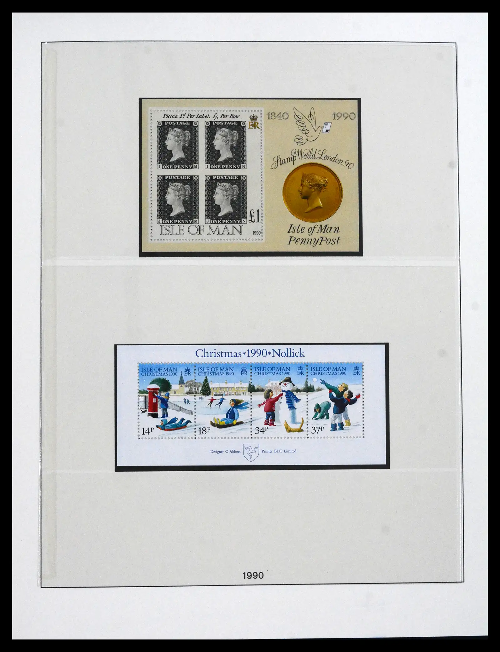 41864 0055 - Postzegelverzameling 41864 Isle of Man compleet 1973-2016.
