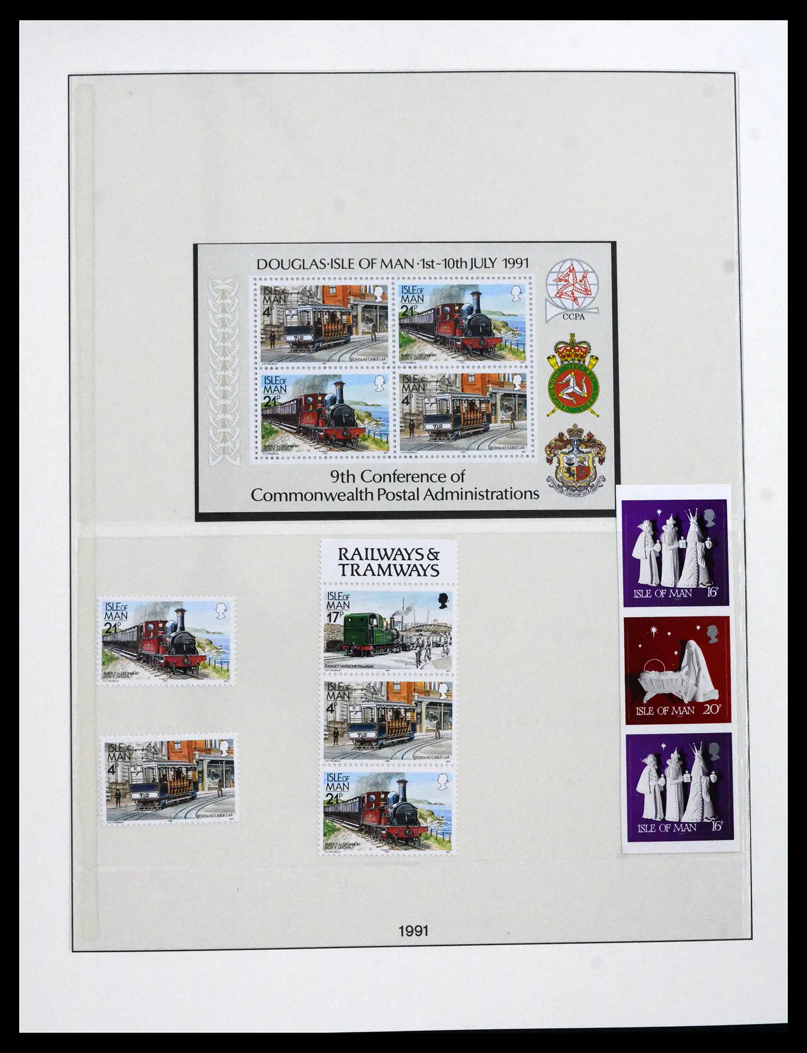 41864 0059 - Postzegelverzameling 41864 Isle of Man compleet 1973-2016.