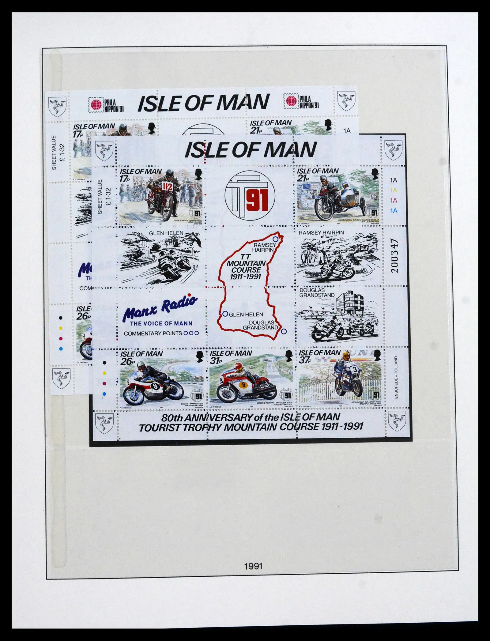 41864 0060 - Postzegelverzameling 41864 Isle of Man compleet 1973-2016.