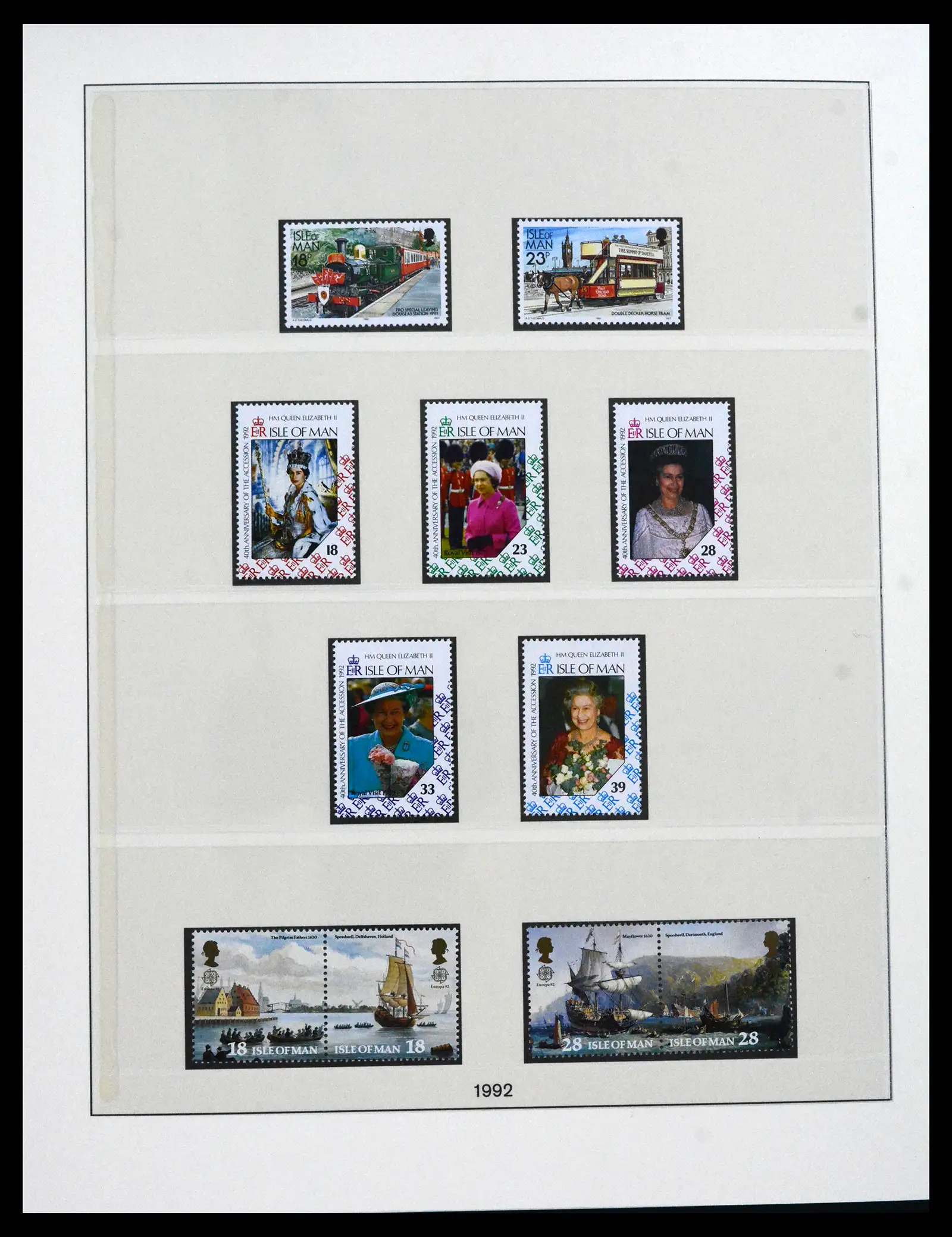 41864 0061 - Postzegelverzameling 41864 Isle of Man compleet 1973-2016.