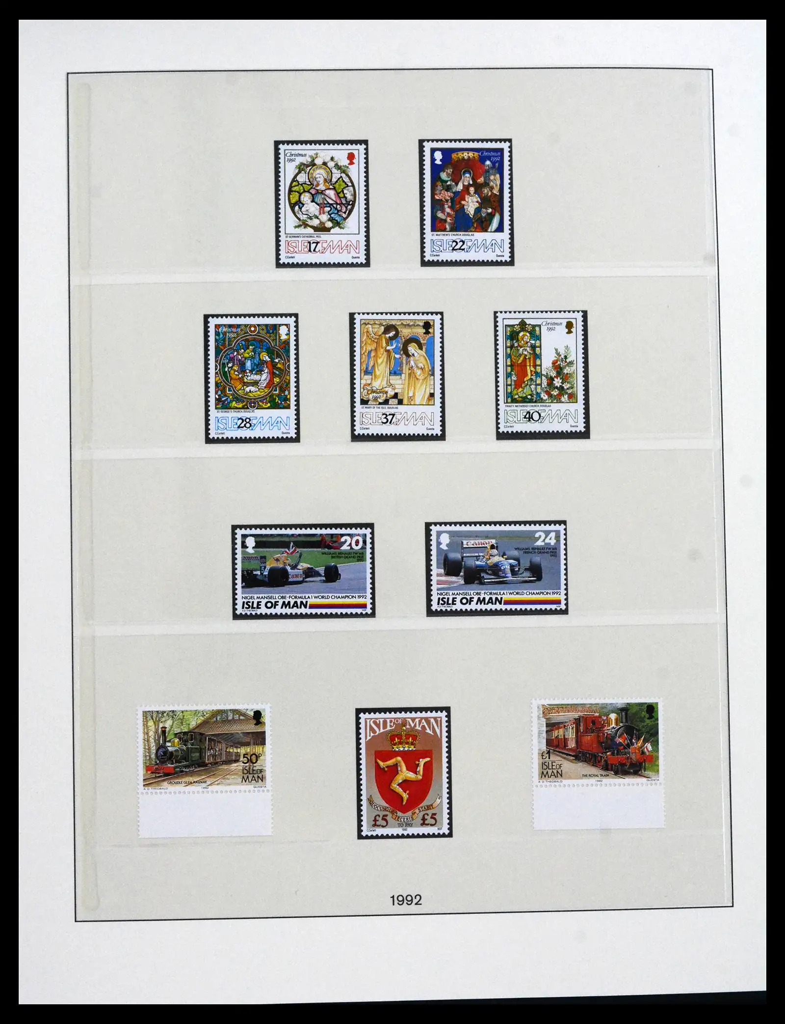 41864 0064 - Postzegelverzameling 41864 Isle of Man compleet 1973-2016.