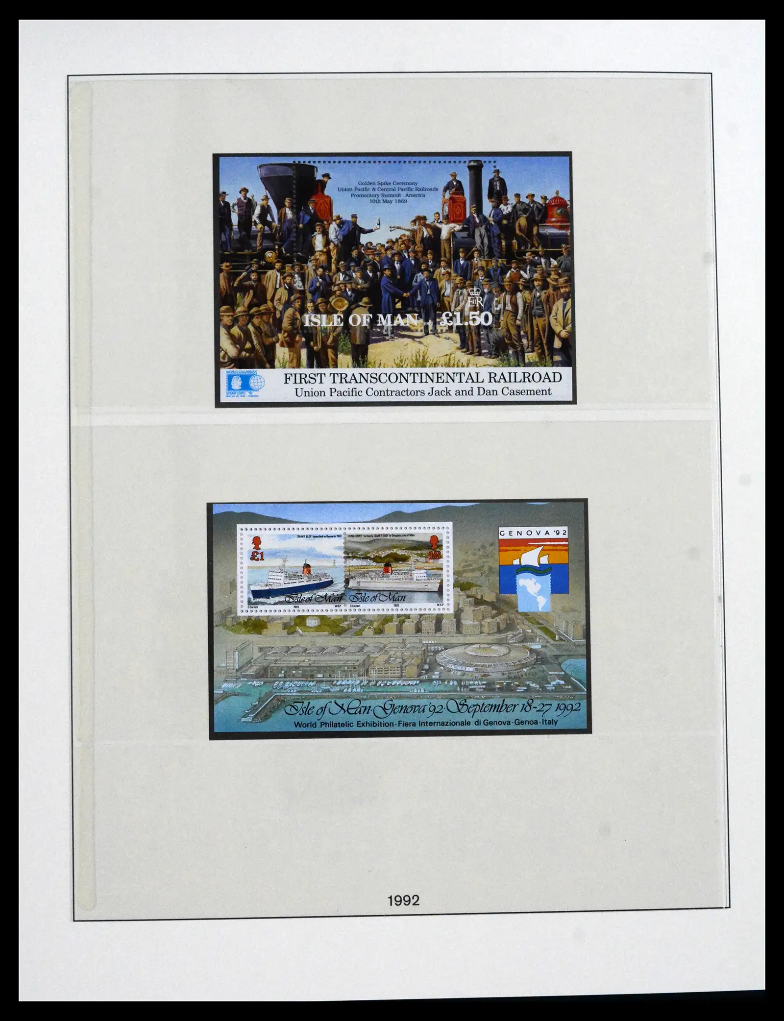41864 0065 - Postzegelverzameling 41864 Isle of Man compleet 1973-2016.