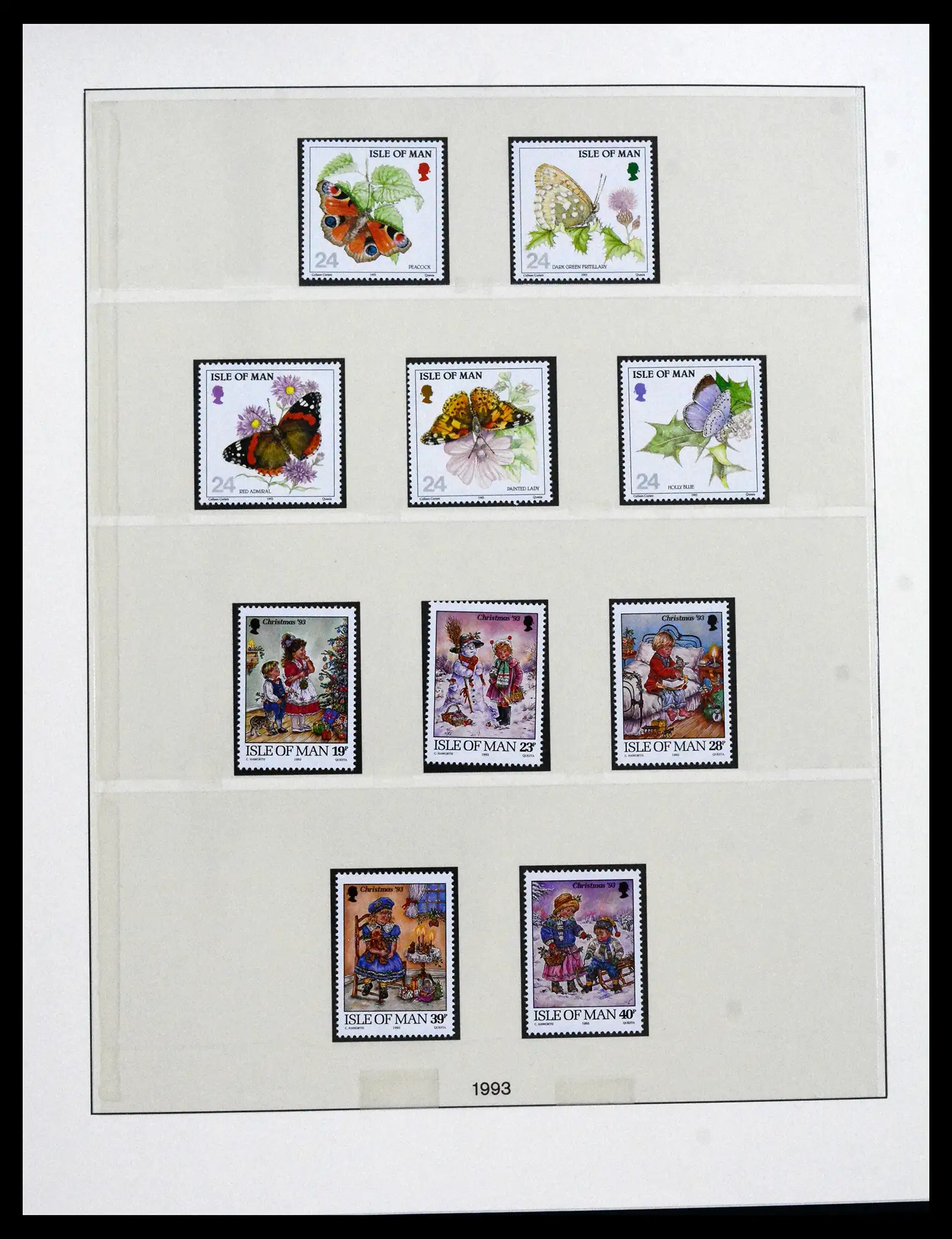 41864 0068 - Postzegelverzameling 41864 Isle of Man compleet 1973-2016.