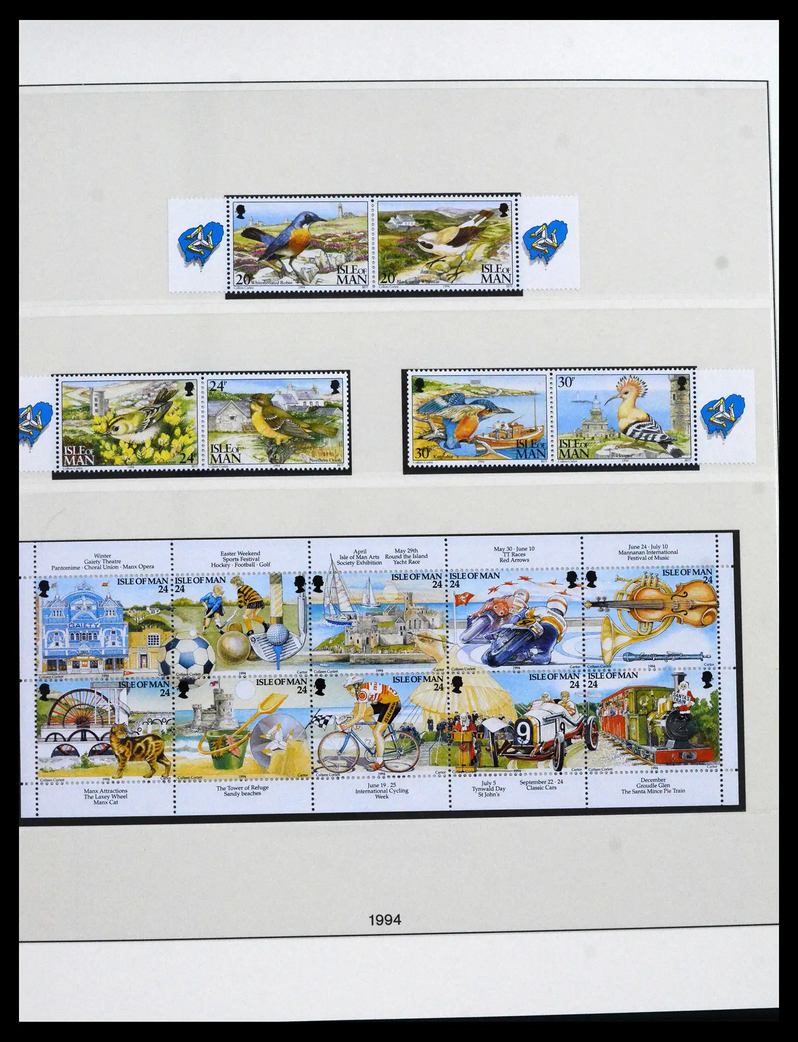 41864 0070 - Postzegelverzameling 41864 Isle of Man compleet 1973-2016.